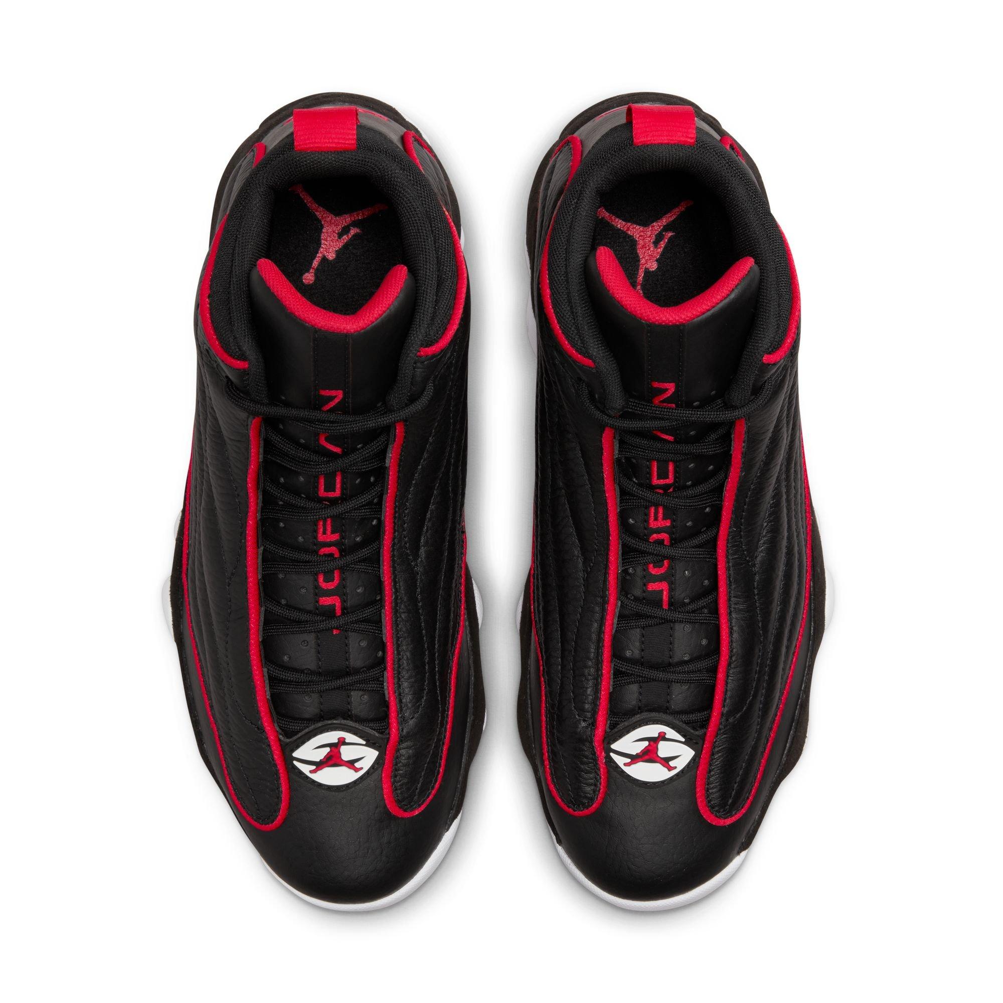 Jordan Pro Strong "Black/University Red/White" Men's Shoe - BLACK/RED/WHITE Thumbnail View 6