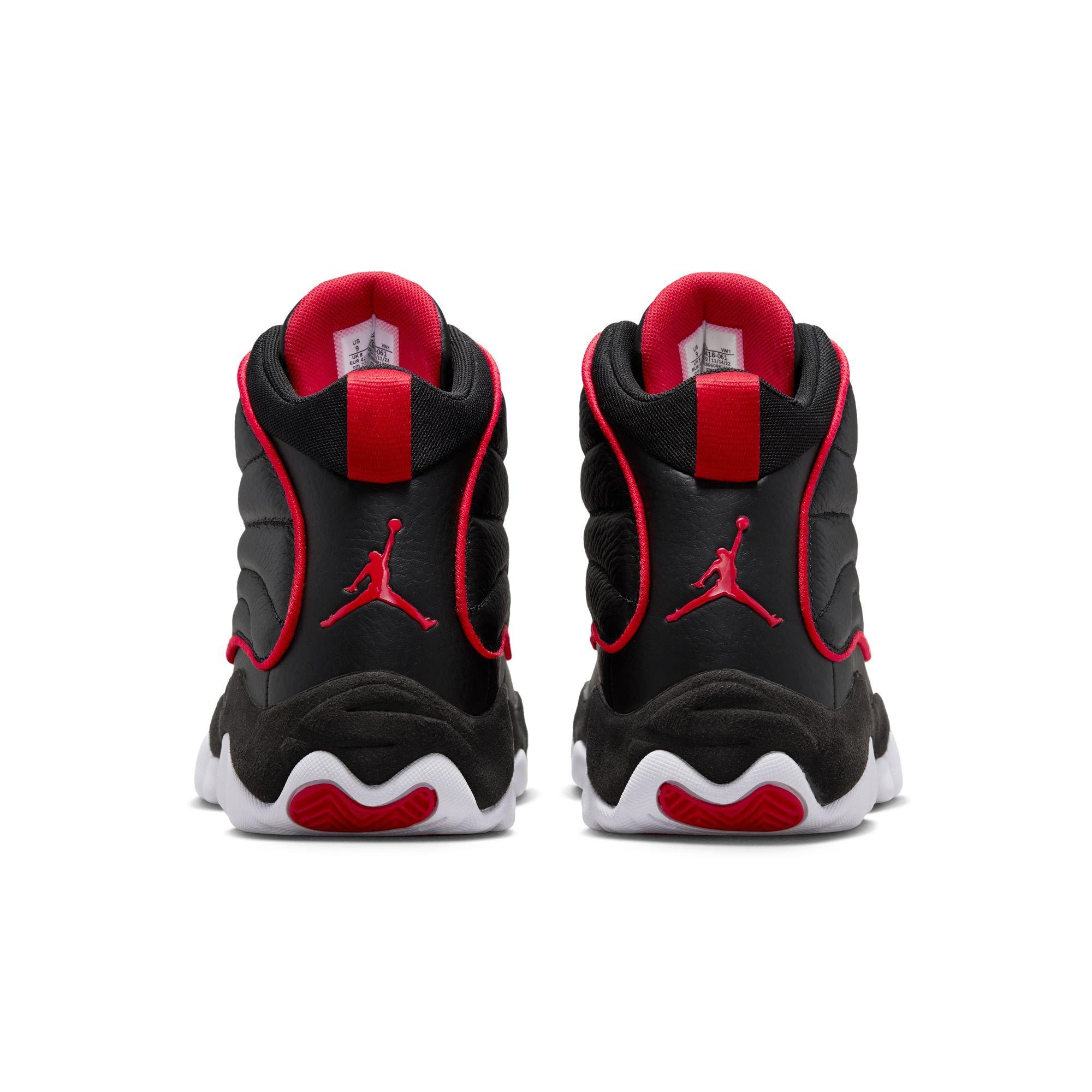 Jordan Pro Strong "Black/University Red/White" Men's Shoe - BLACK/RED/WHITE Thumbnail View 7