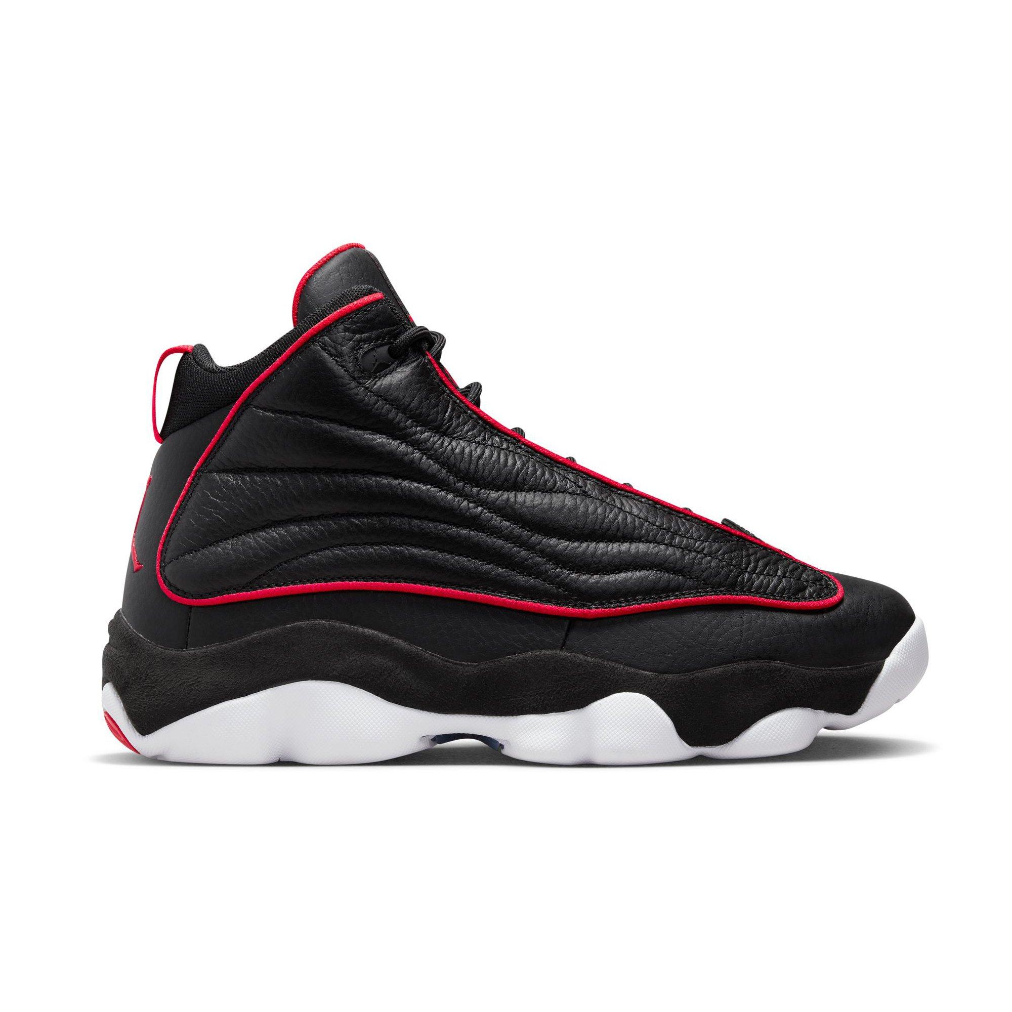 Jordan Pro Strong "Black/University Red/White" Men's Shoe - BLACK/RED/WHITE Thumbnail View 1