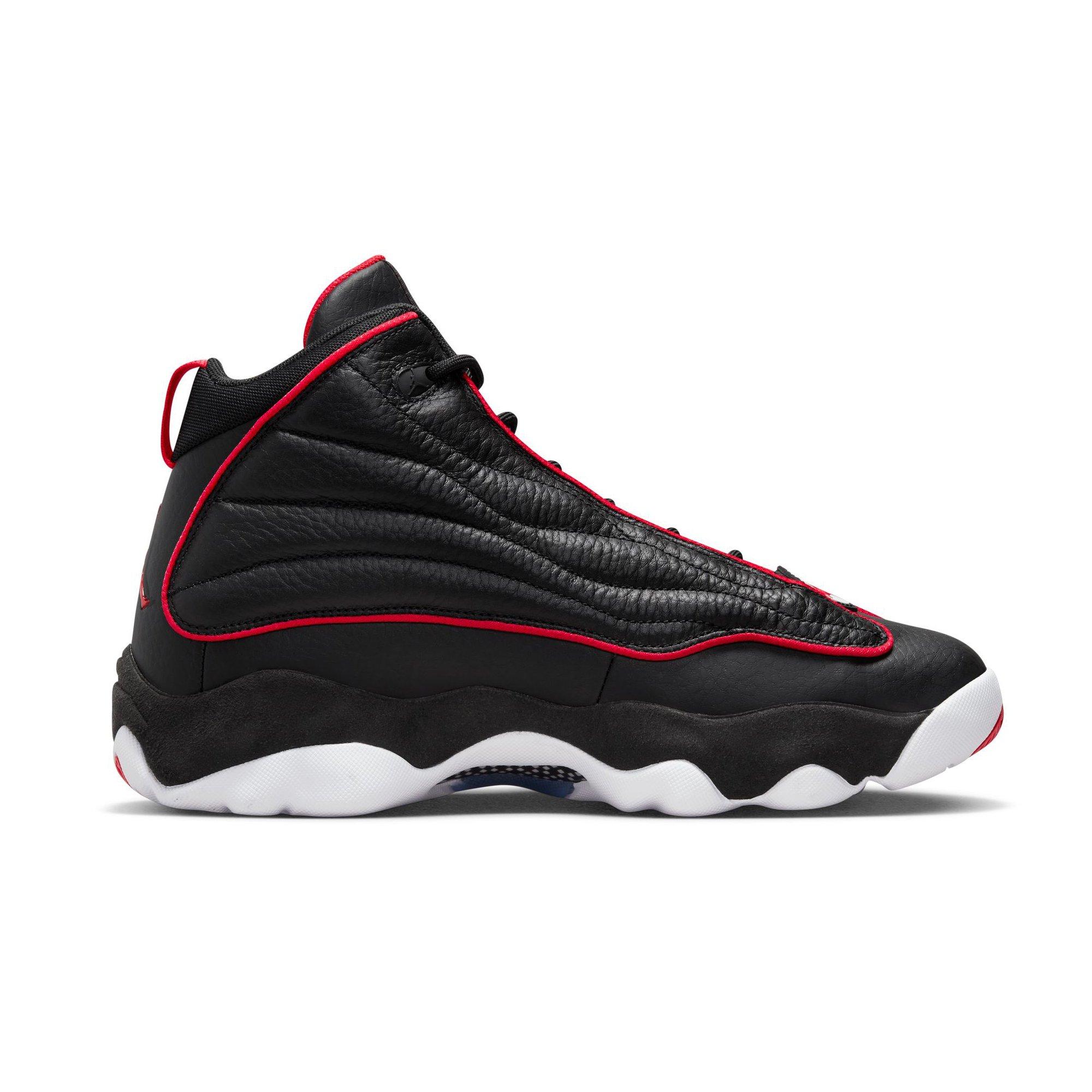 Jordan Pro Strong "Black/University Red/White" Men's Shoe - BLACK/RED/WHITE Thumbnail View 2