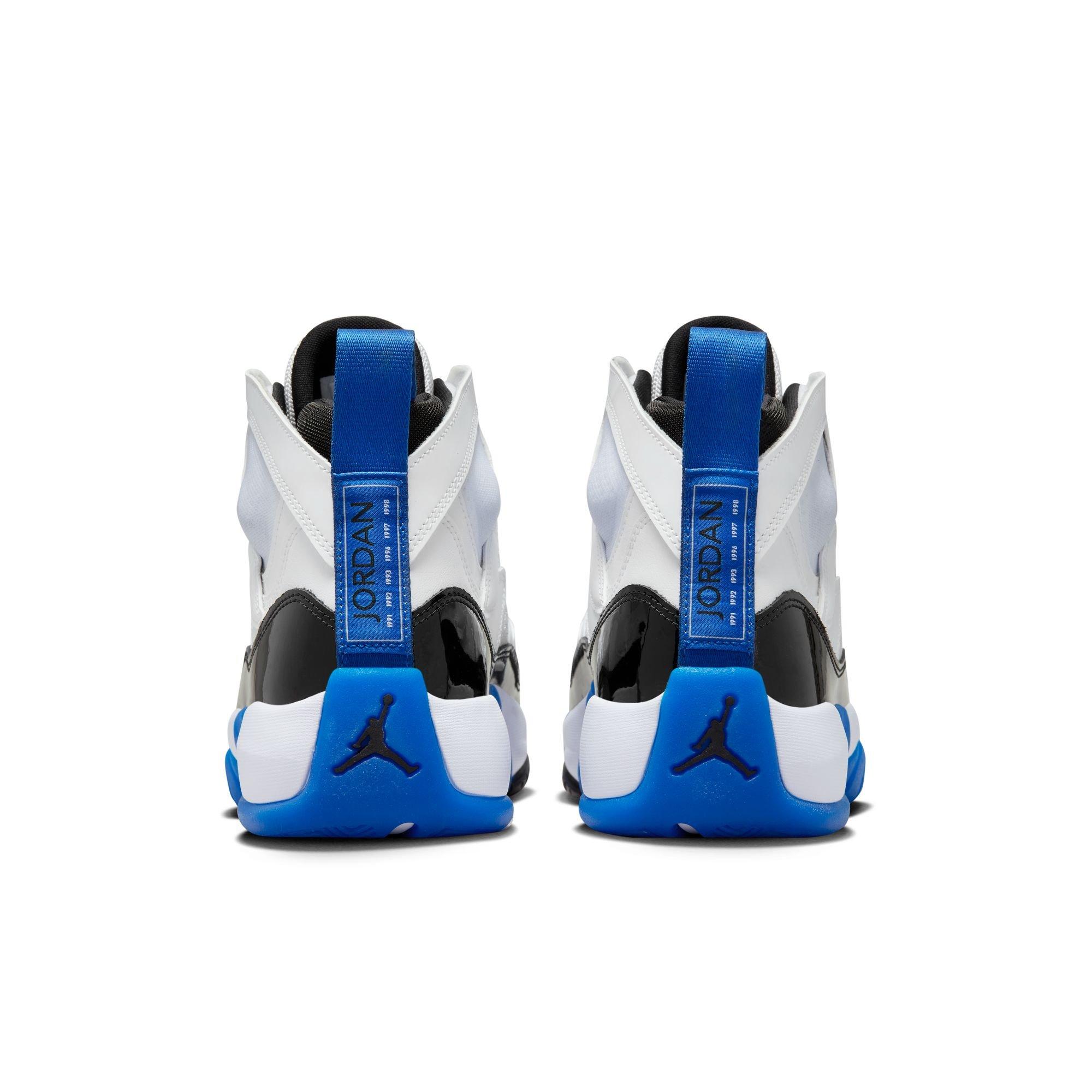 Jordan Jumpman Two Trey "White/Game Royal/Black" Men's Shoe - WHITE/ROYAL/BLACK Thumbnail View 9