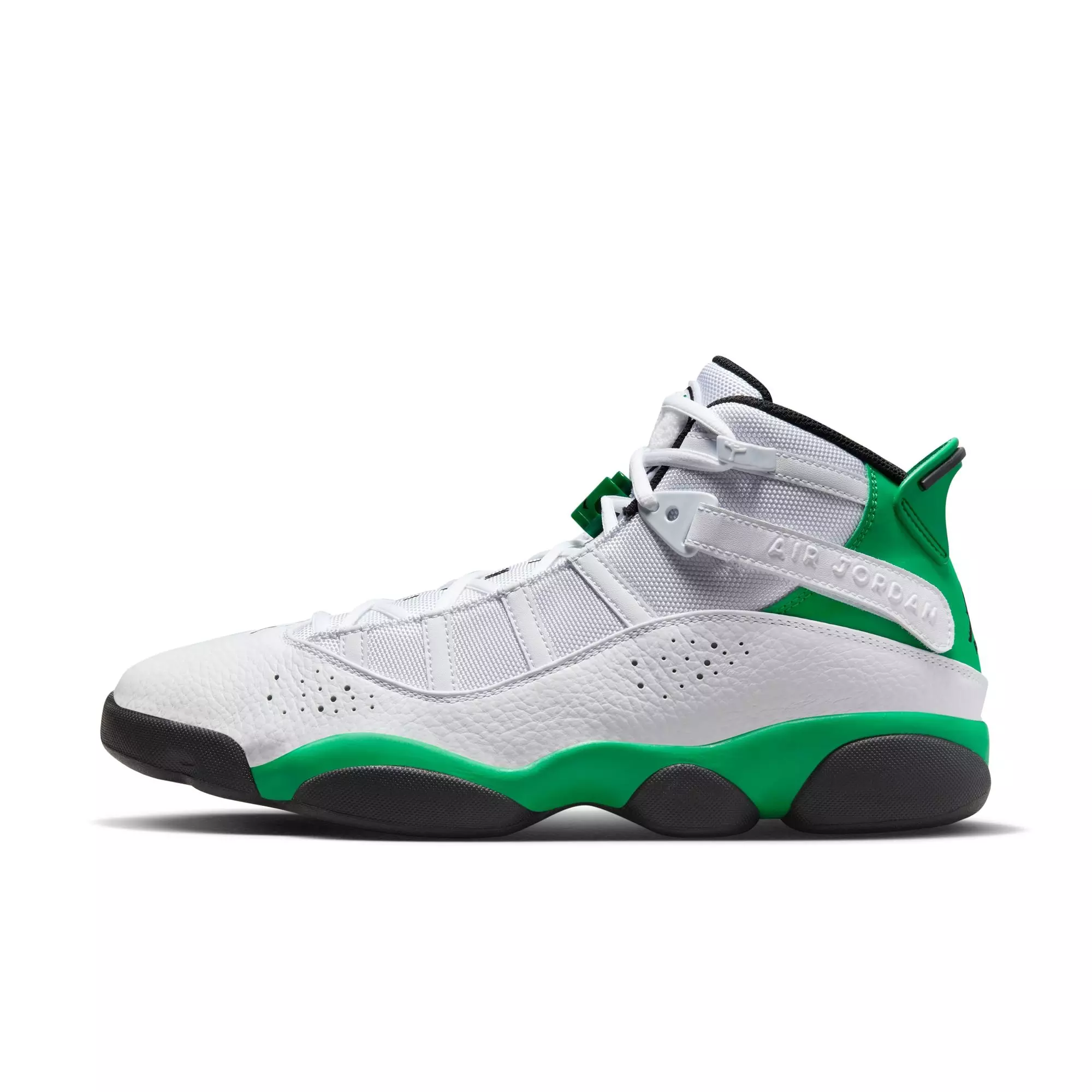 Jordan 6 Rings "White/Lucky Green/Black" Men's Shoe - WHITE/GREEN