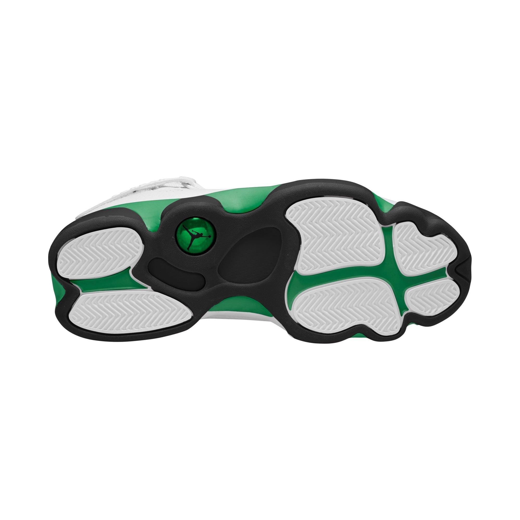 Jordan 6 Rings "White/Lucky Green/Black" Men's Shoe - WHITE/GREEN Thumbnail View 6