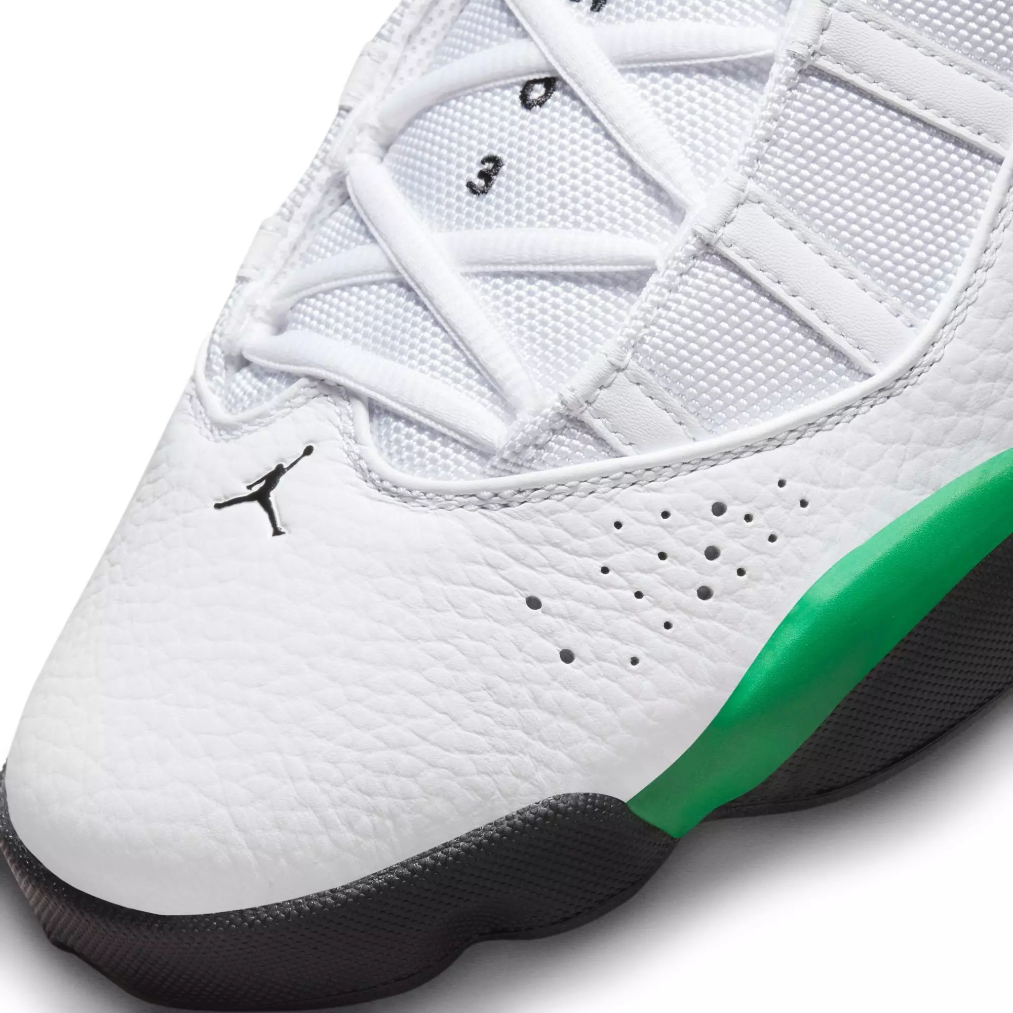 Jordan 6 Rings "White/Lucky Green/Black" Men's Shoe - WHITE/GREEN