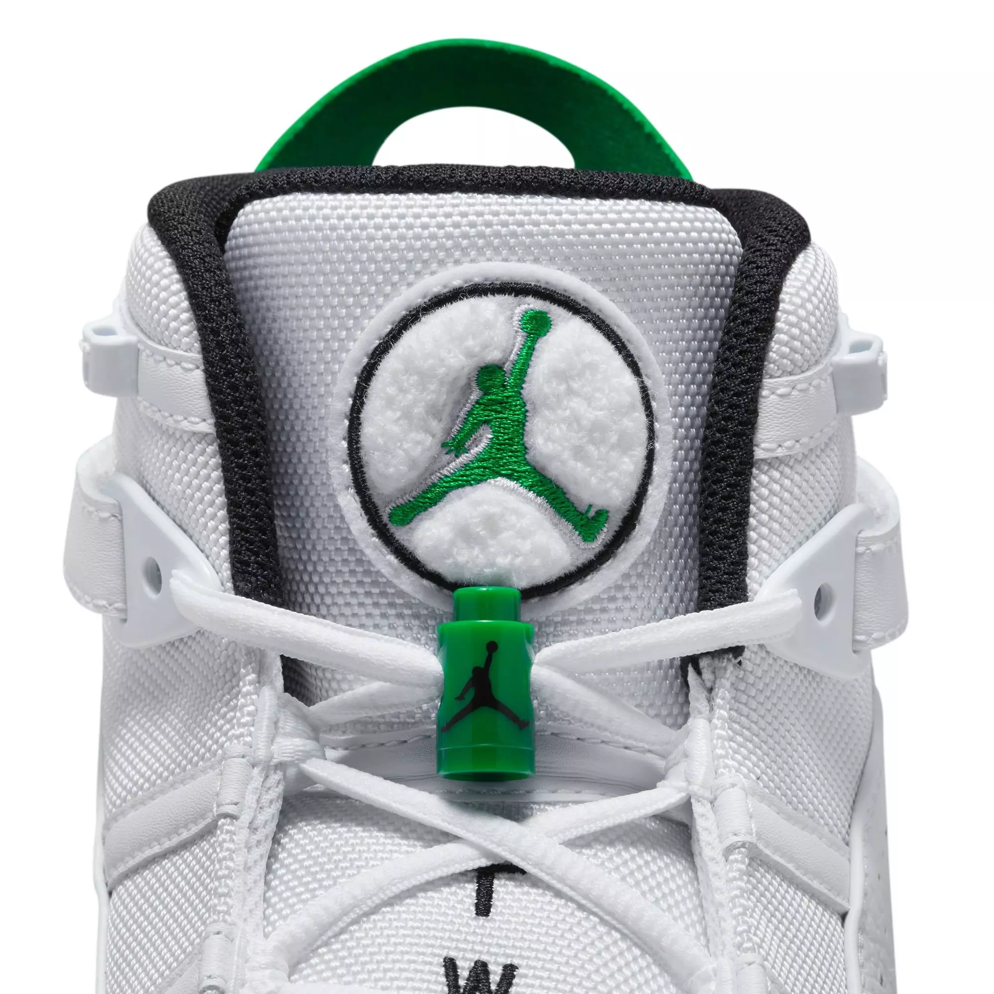 Jordan 6 Rings "White/Lucky Green/Black" Men's Shoe - WHITE/GREEN