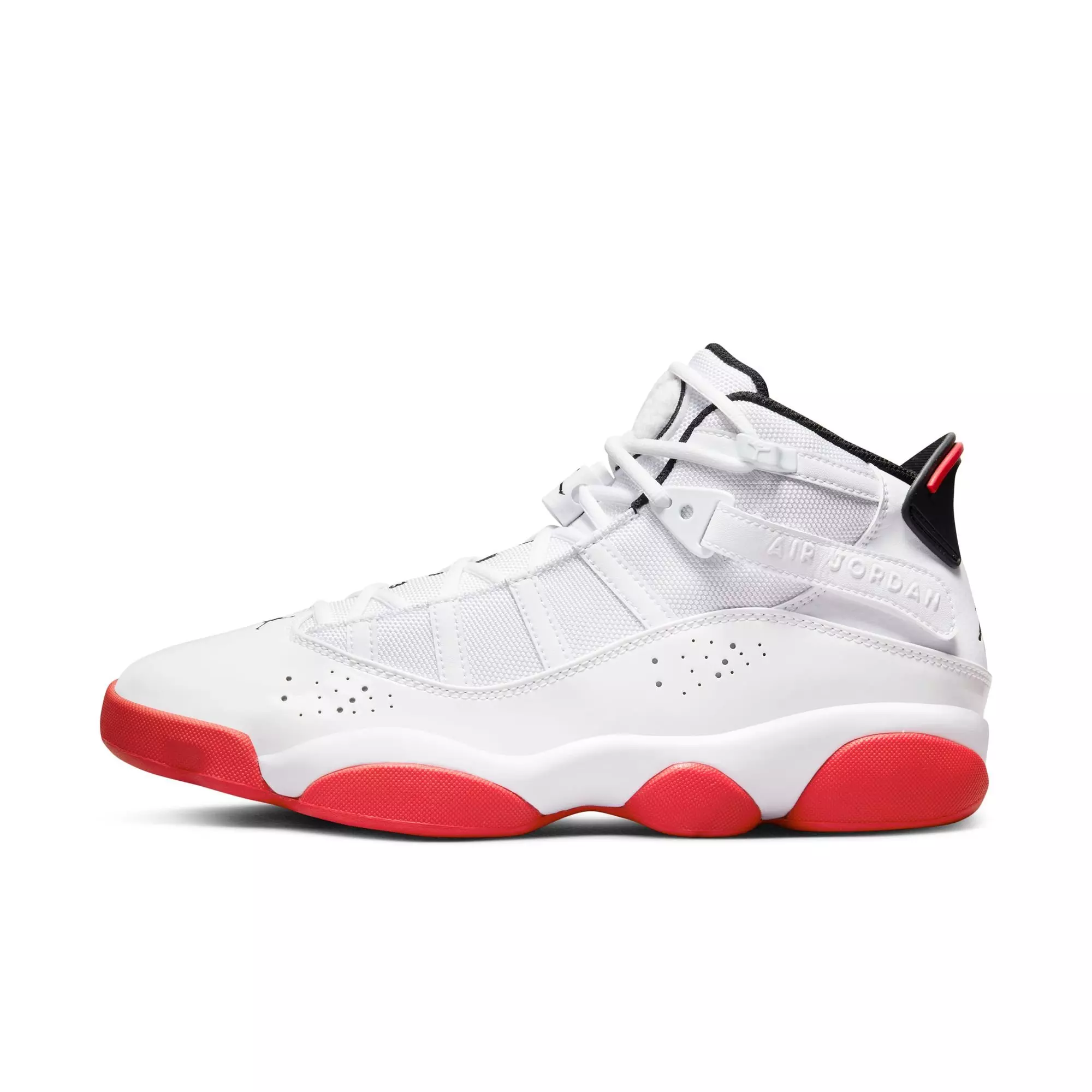 Jordan 6 Rings "White/University Red/Black" Men's Shoe - WHITE/RED/BLACK