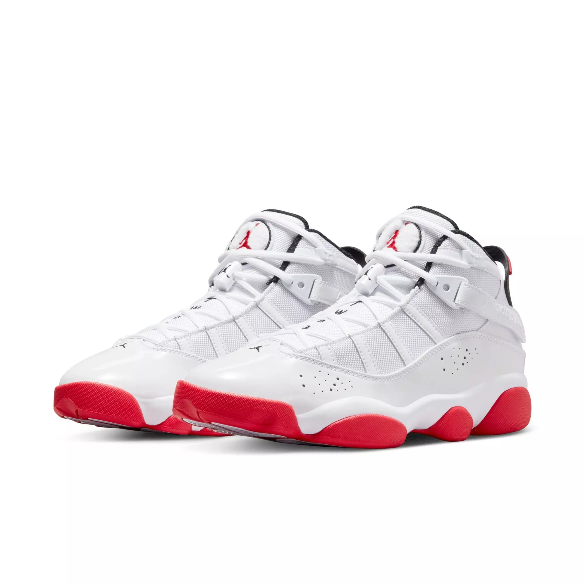 Jordan 6 Rings "White/University Red/Black" Men's Shoe - WHITE/RED/BLACK