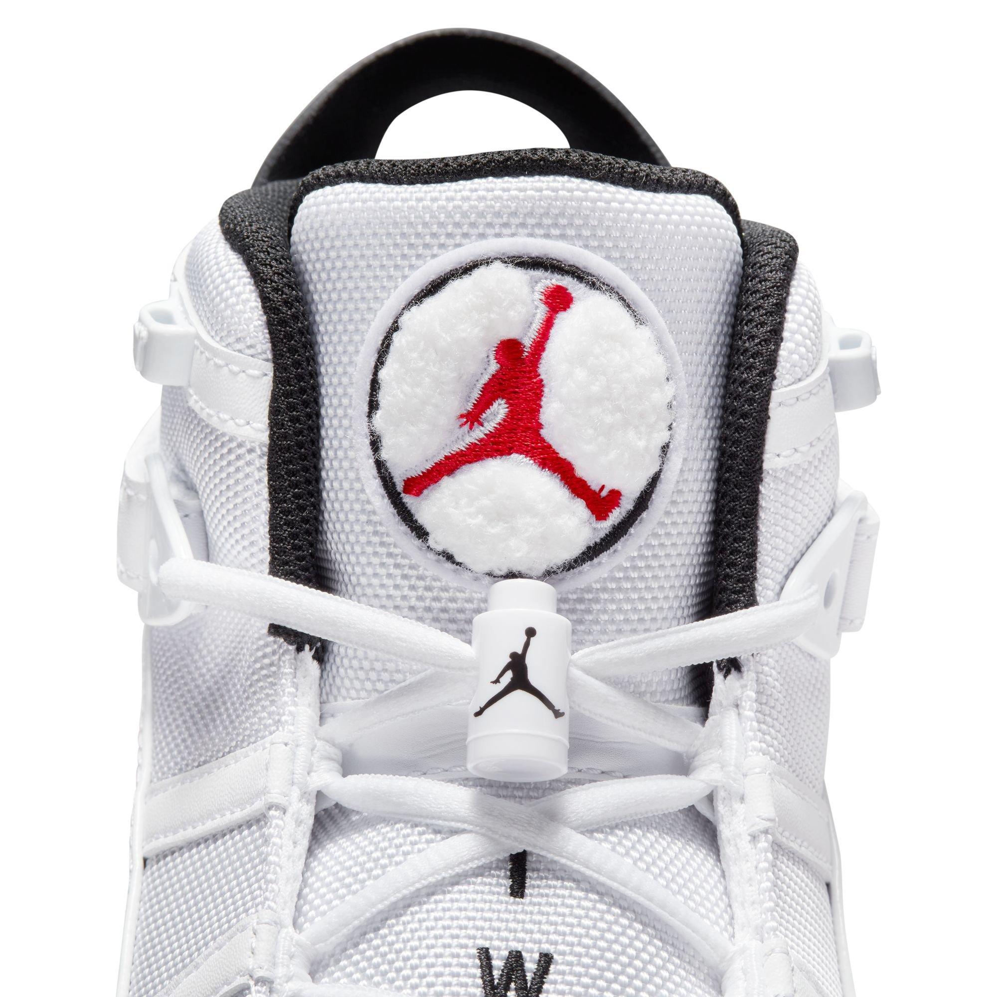 Jordan 6 Rings "White/University Red/Black" Men's Shoe - WHITE/RED/BLACK Thumbnail View 9