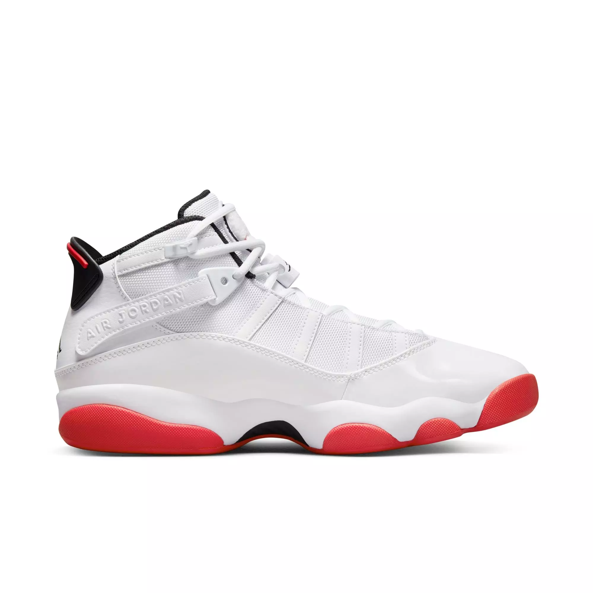 Jordan 6 Rings "White/University Red/Black" Men's Shoe - WHITE/RED/BLACK
