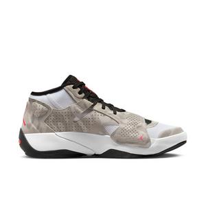 Jordan Zion 2 "White/Flash Crimson/Black" Grade School Kids' Basketball Shoe
