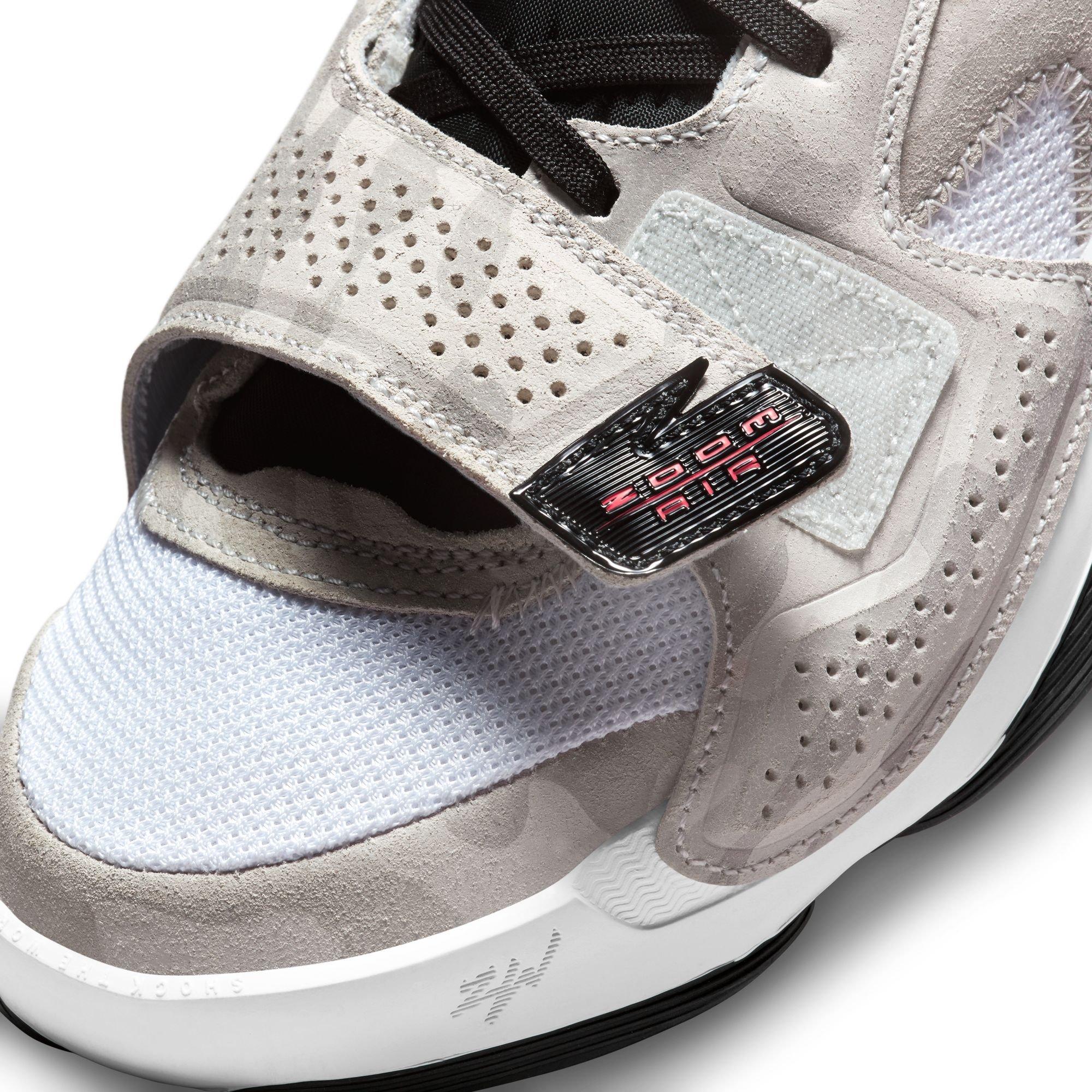 Jordan Zion 2 "White/Flash Crimson/Black" Grade School Kids' Basketball Shoe