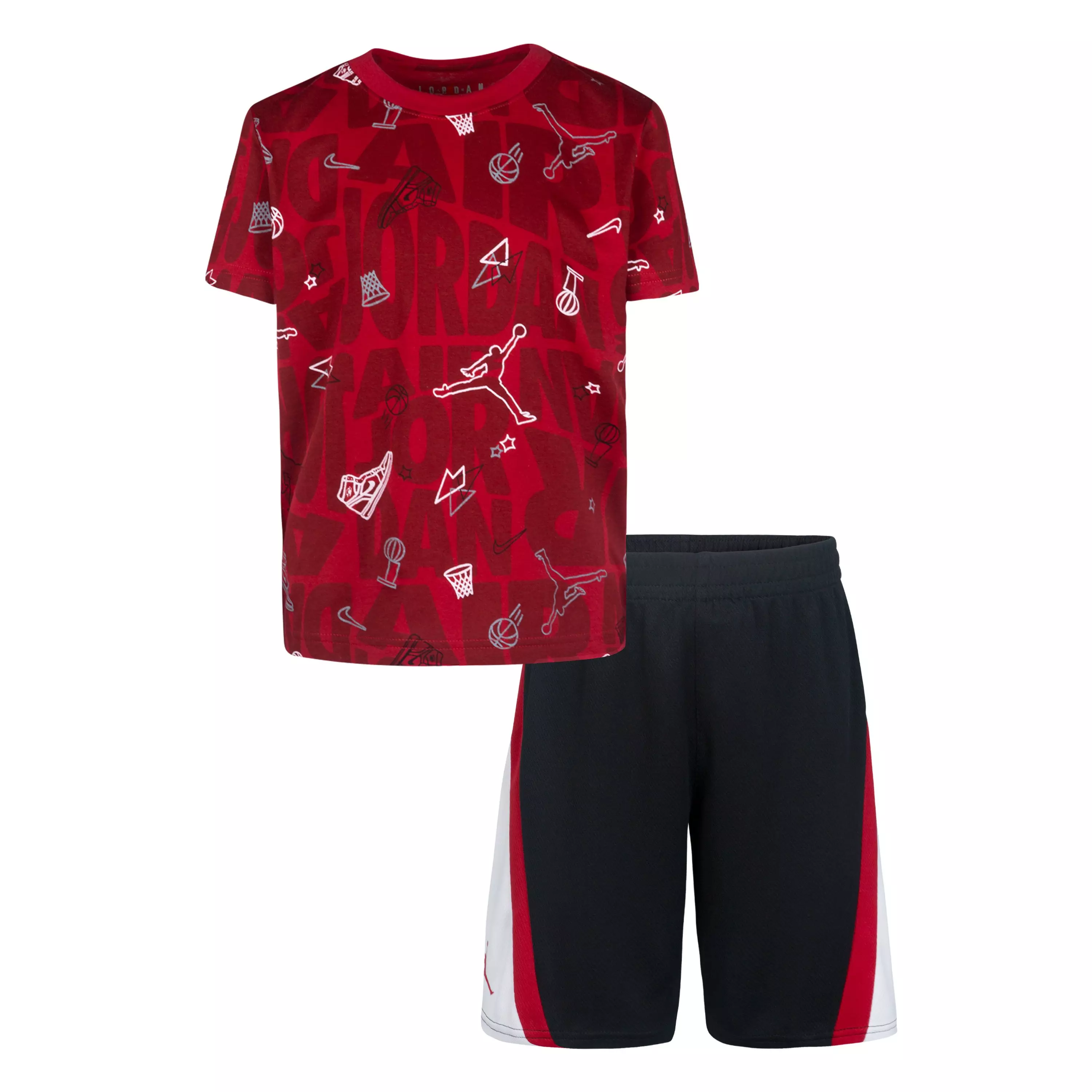 Jordan Toddler Boys' Jumpman Playground Shorts Set - BLACK