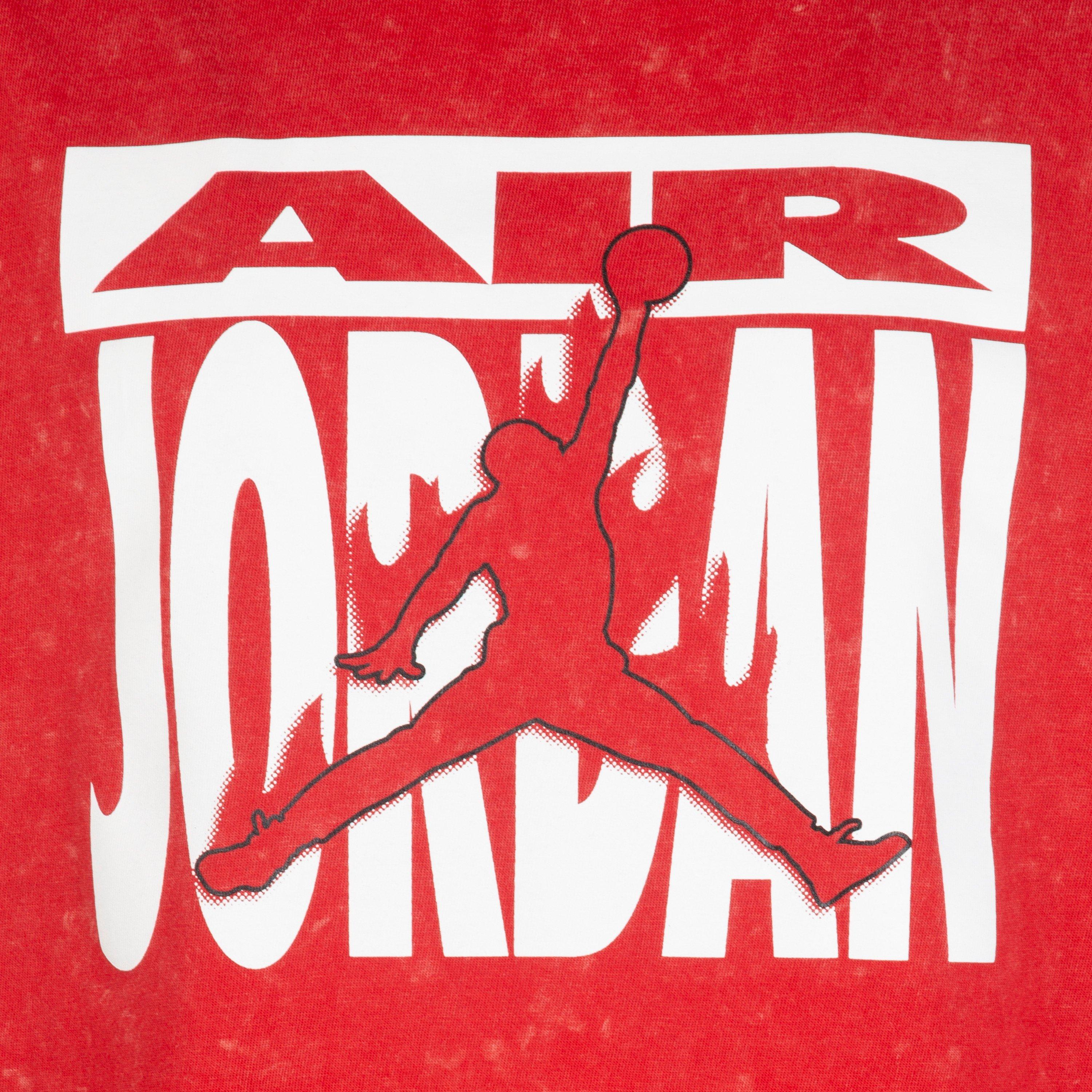Jordan AJ3 Fire Throwback Little Boys' Red Tee