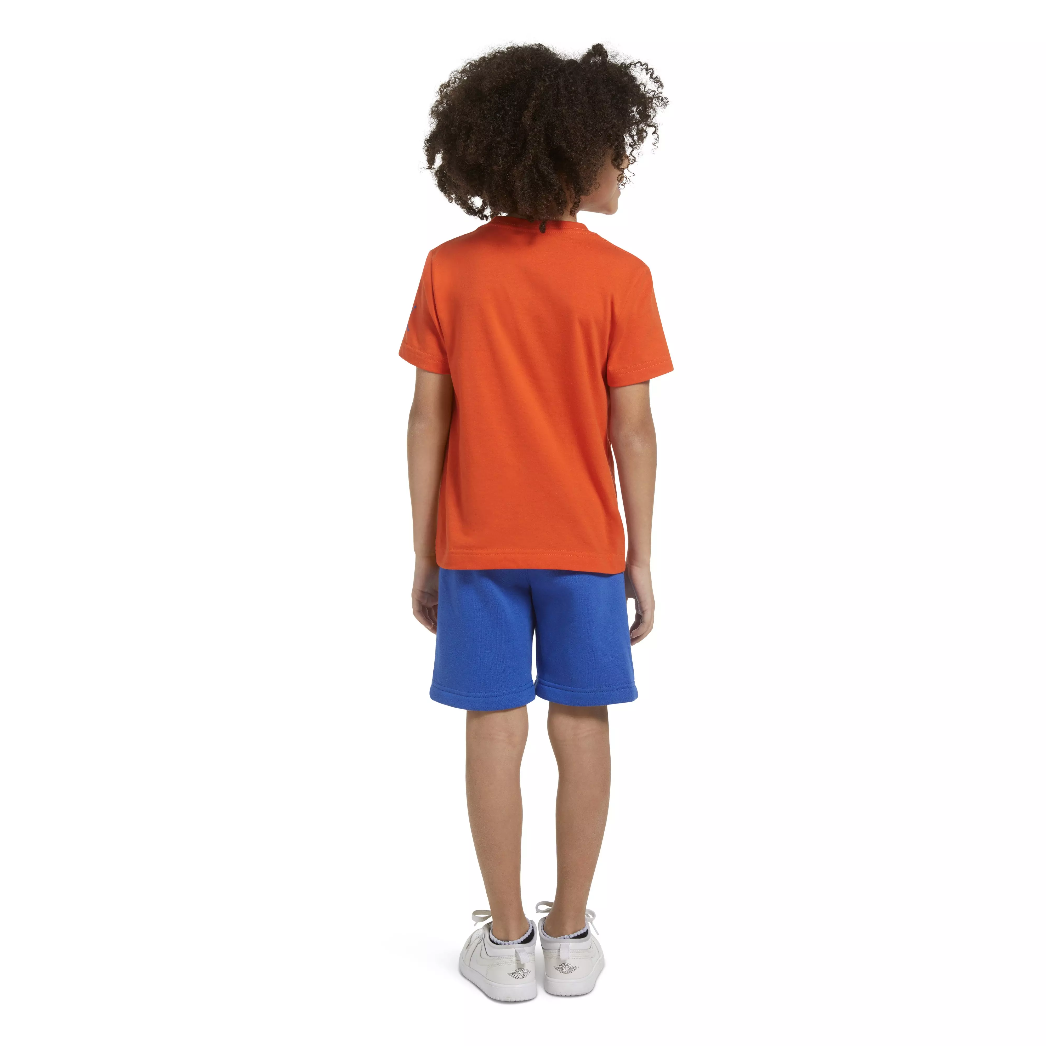 Jordan Little Boy's Flight MVP Short Set - Orange/Blue - ROYAL