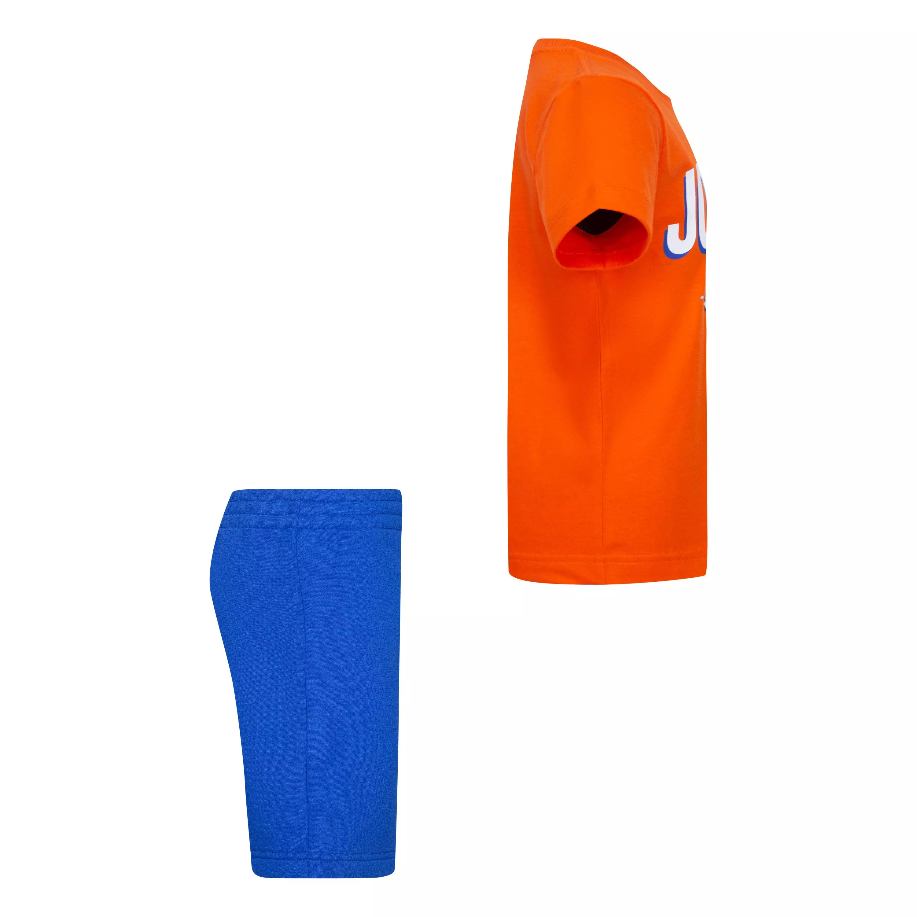 Jordan Little Boy's Flight MVP Short Set - Orange/Blue - ROYAL