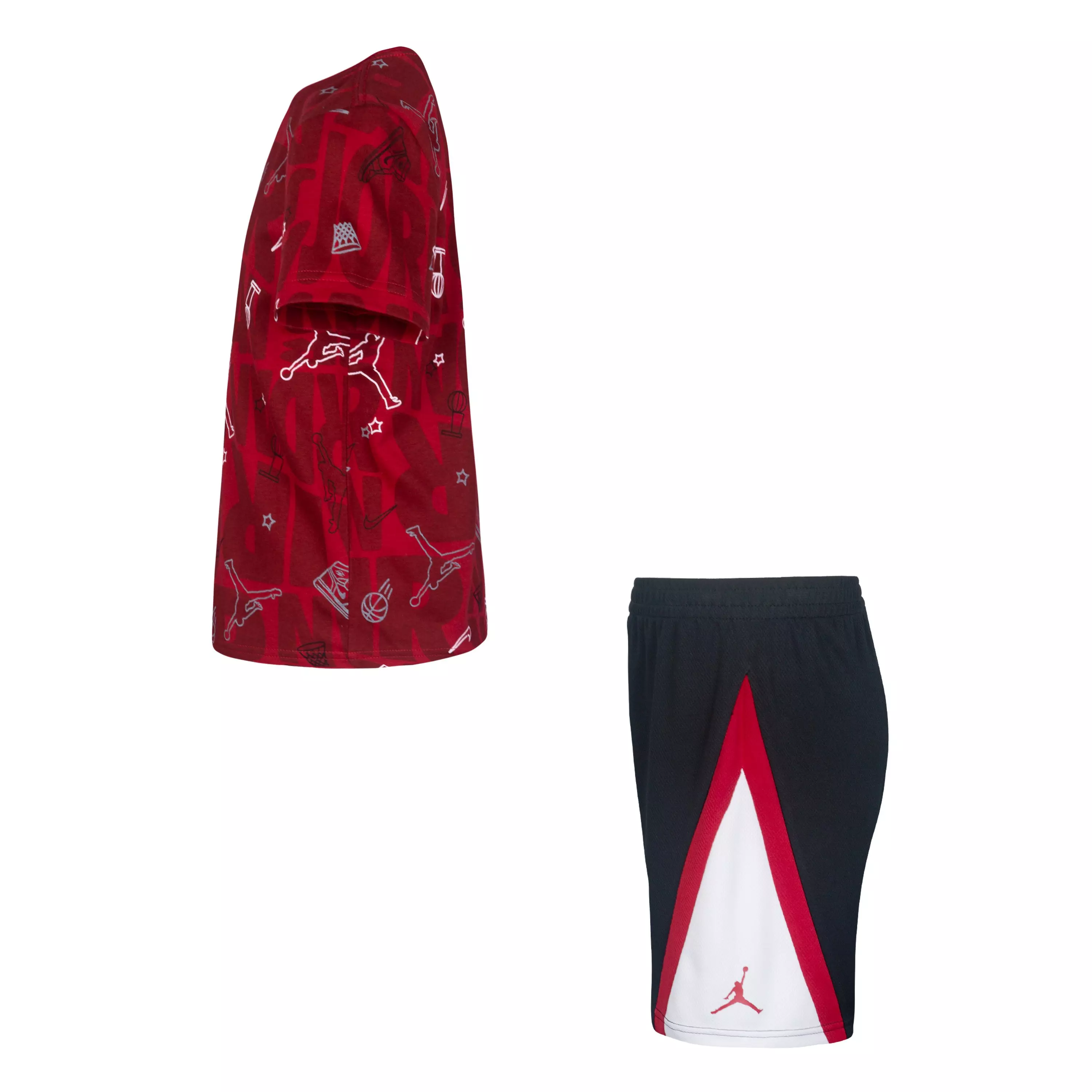 Jordan Little Boys' Jumpman Playground Short Set - BLACK