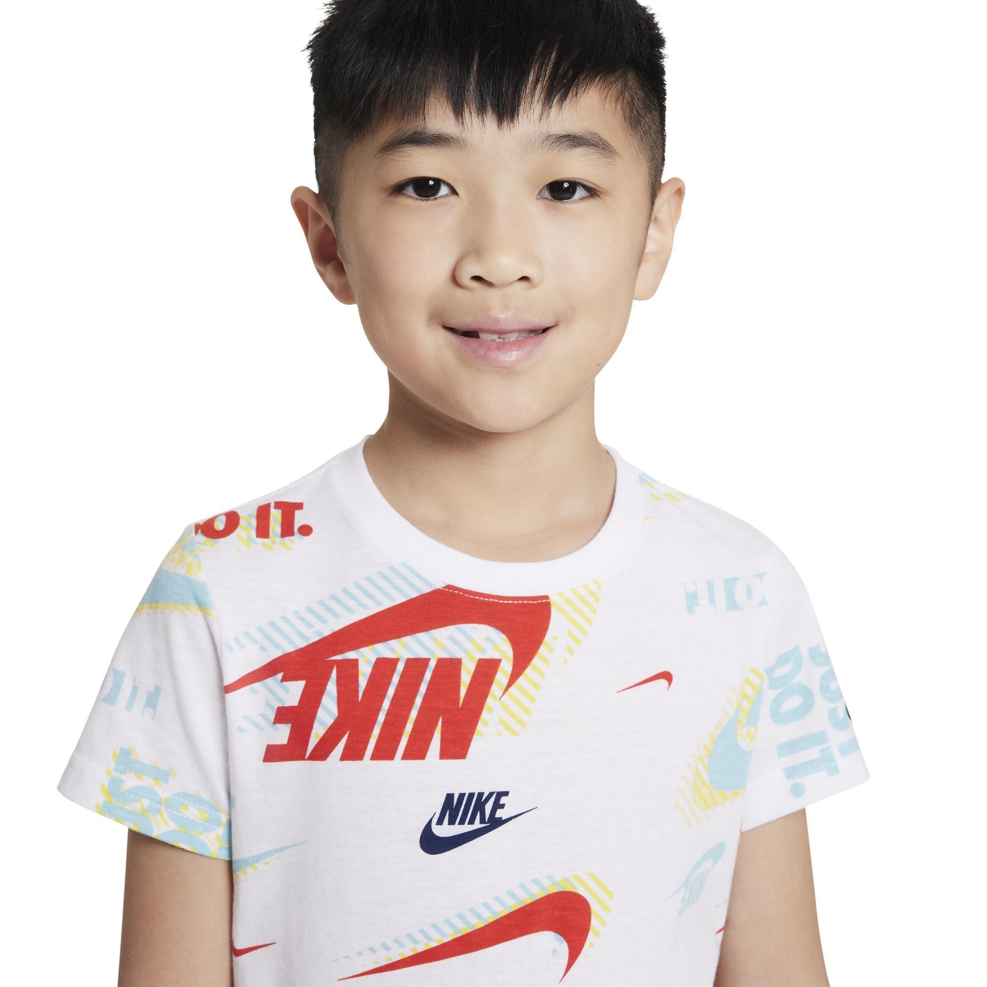 Nike Little Boys' Active Pack Tee - WHITE Thumbnail View 3