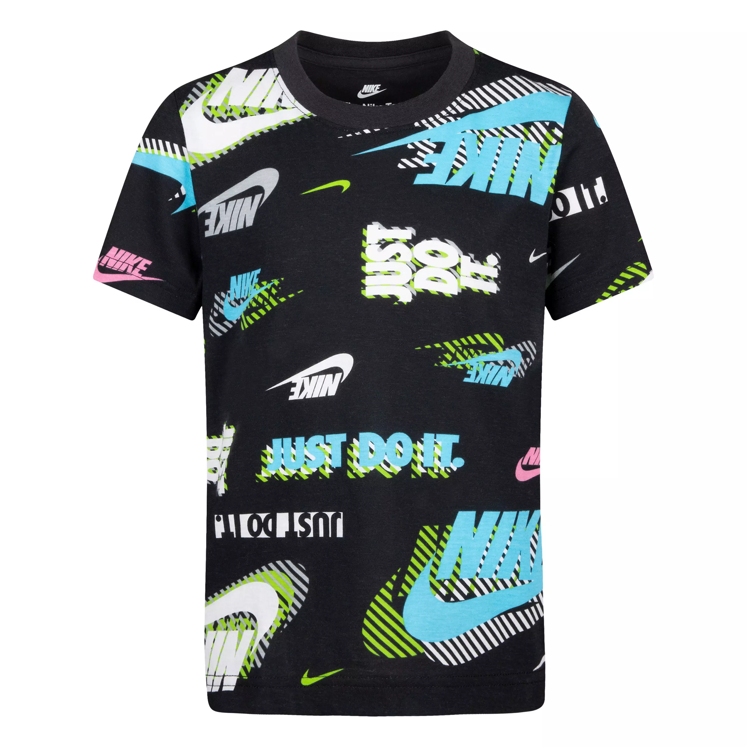 Nike Little Boys' Active Pack Printed Tee - BLACK