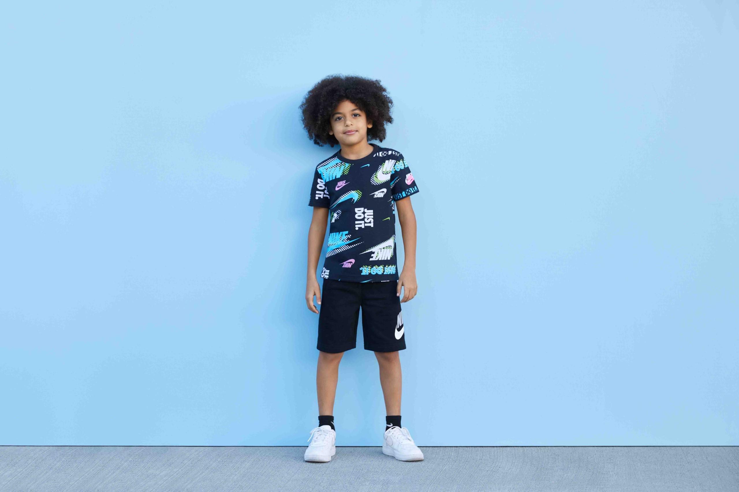 Nike Little Boys' Active Pack Printed Tee - BLACK Thumbnail View 6