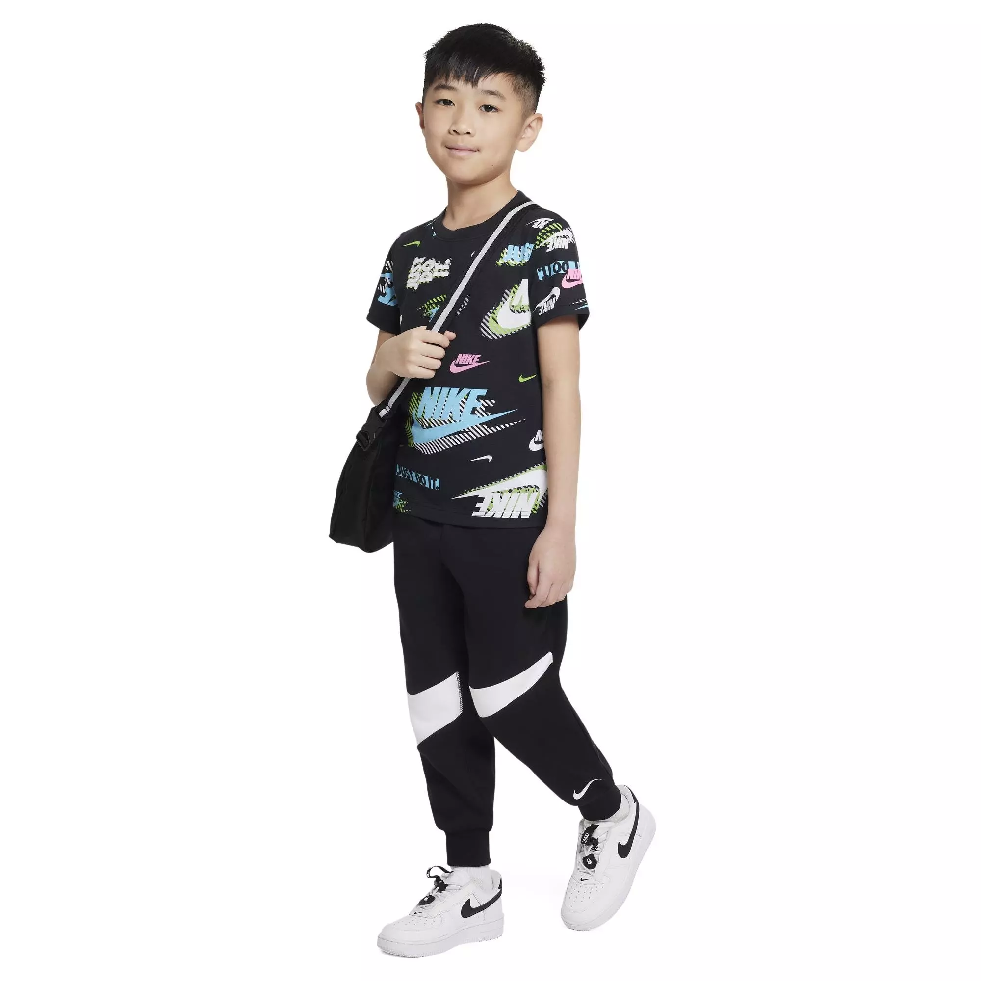 Nike Little Boys' Active Pack Printed Tee - BLACK