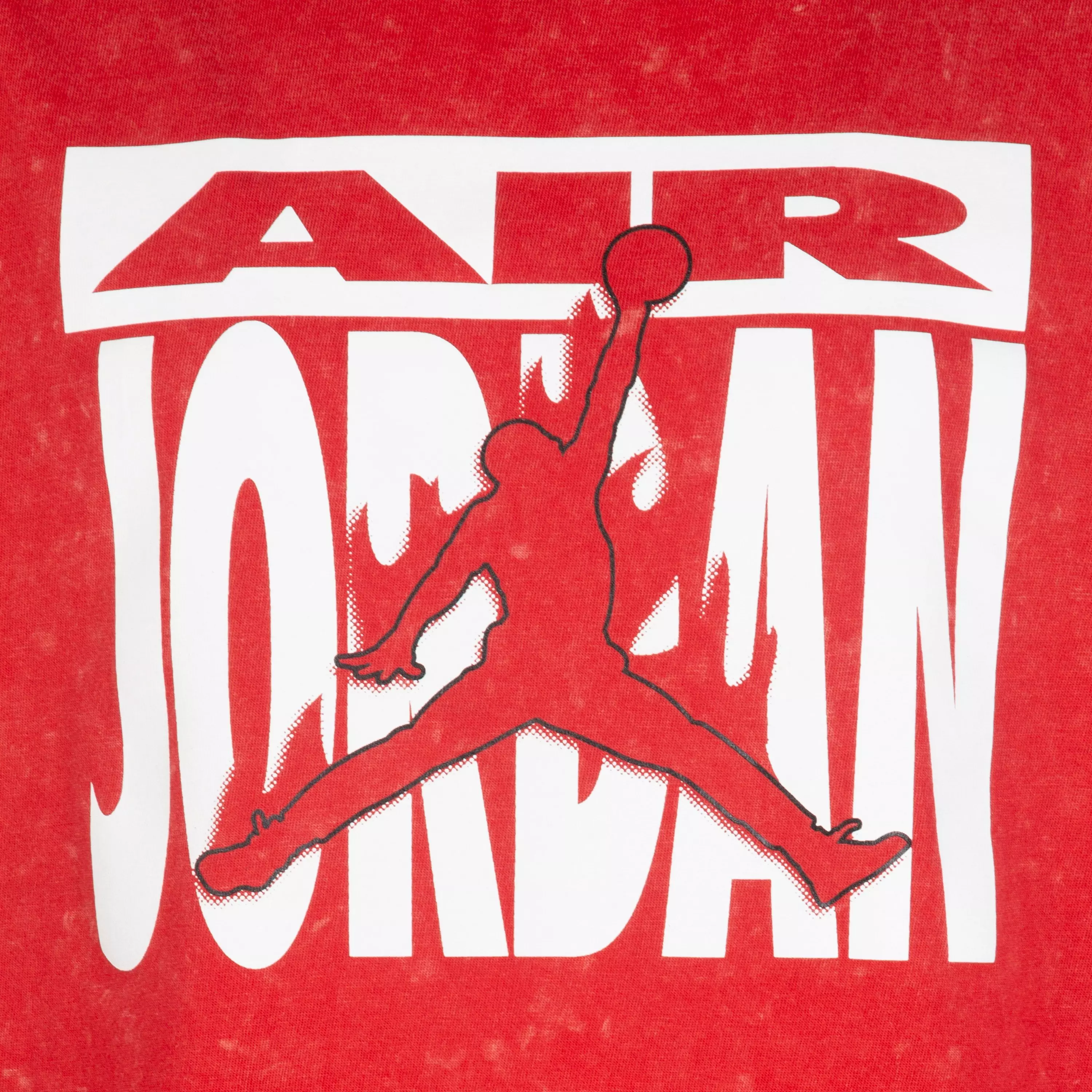 Jordan Big Boys' AJ3 Fire Throwback Tee - RED