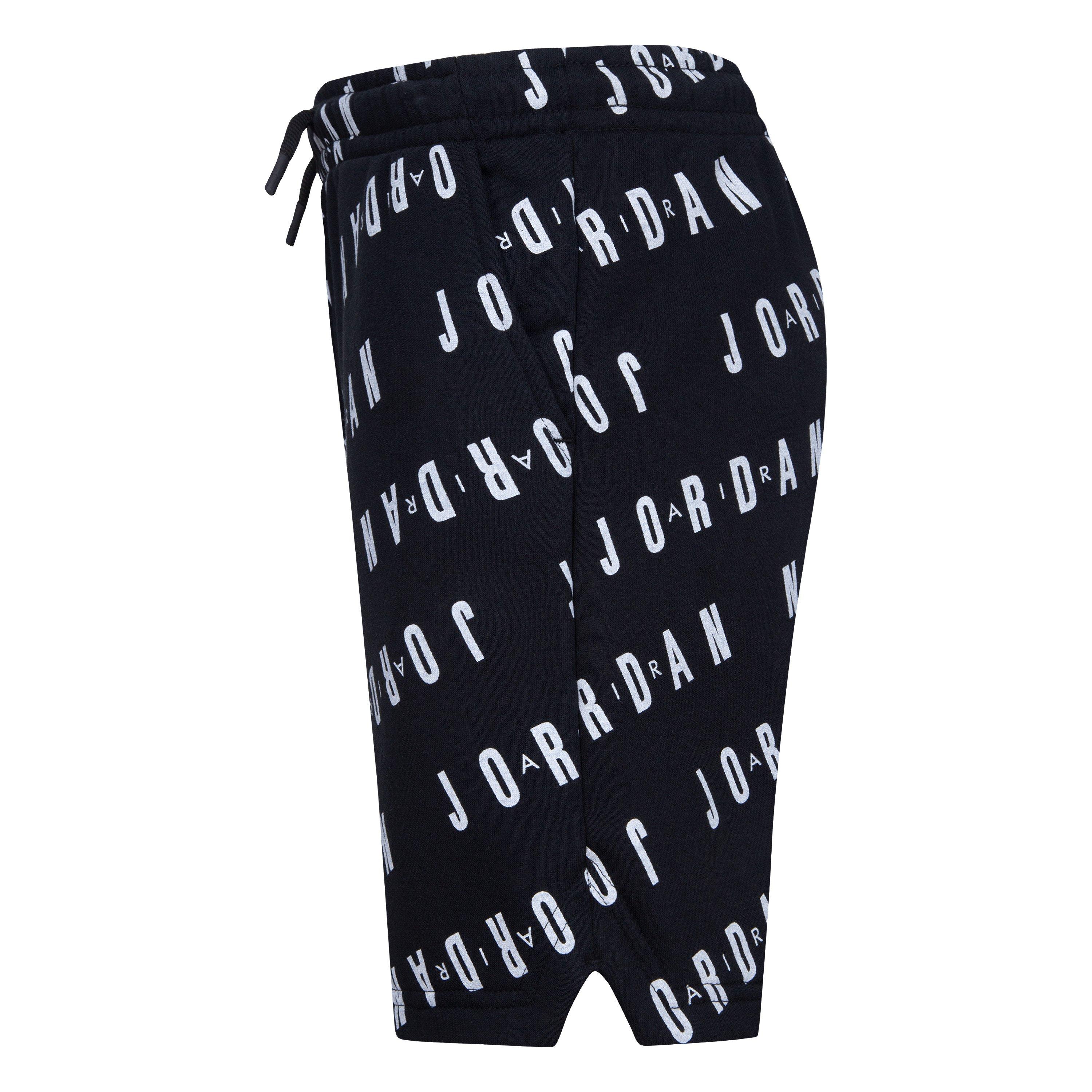 Jordan Big Boys' Jumpman Essentials Printed Shorts - BLACK Thumbnail View 3