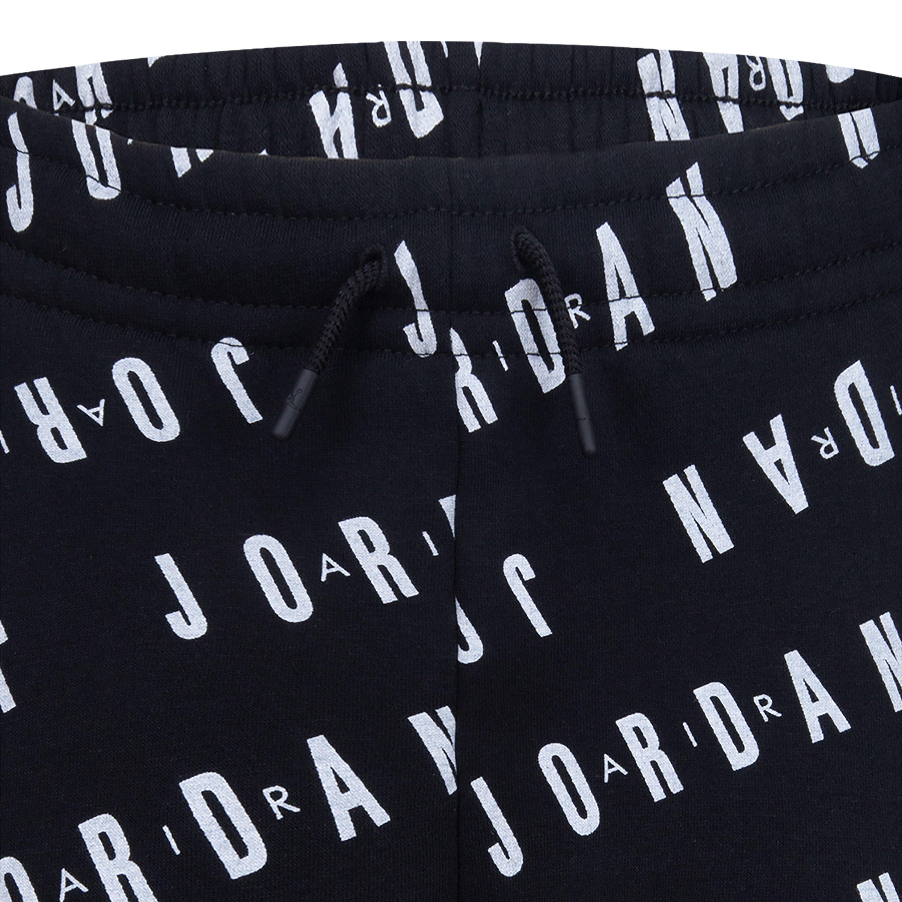 Jordan Big Boys' Jumpman Essentials Printed Shorts - BLACK Thumbnail View 5