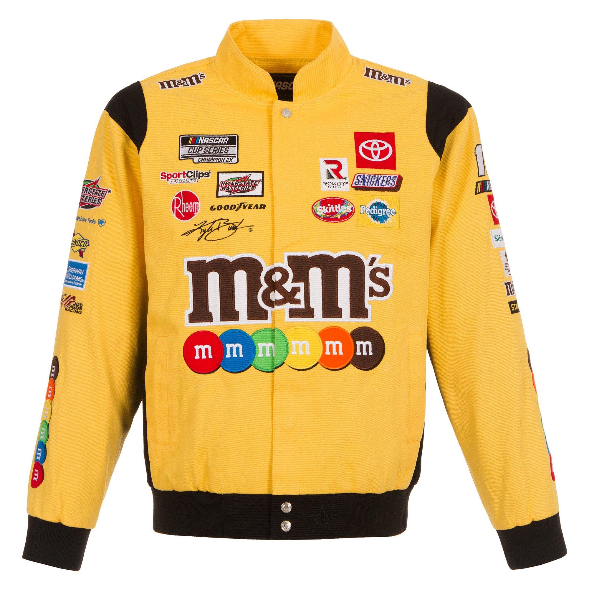 JH Design Men's Kyle Busch M&M's Nascar Jacket​ - Hibbett | City Gear