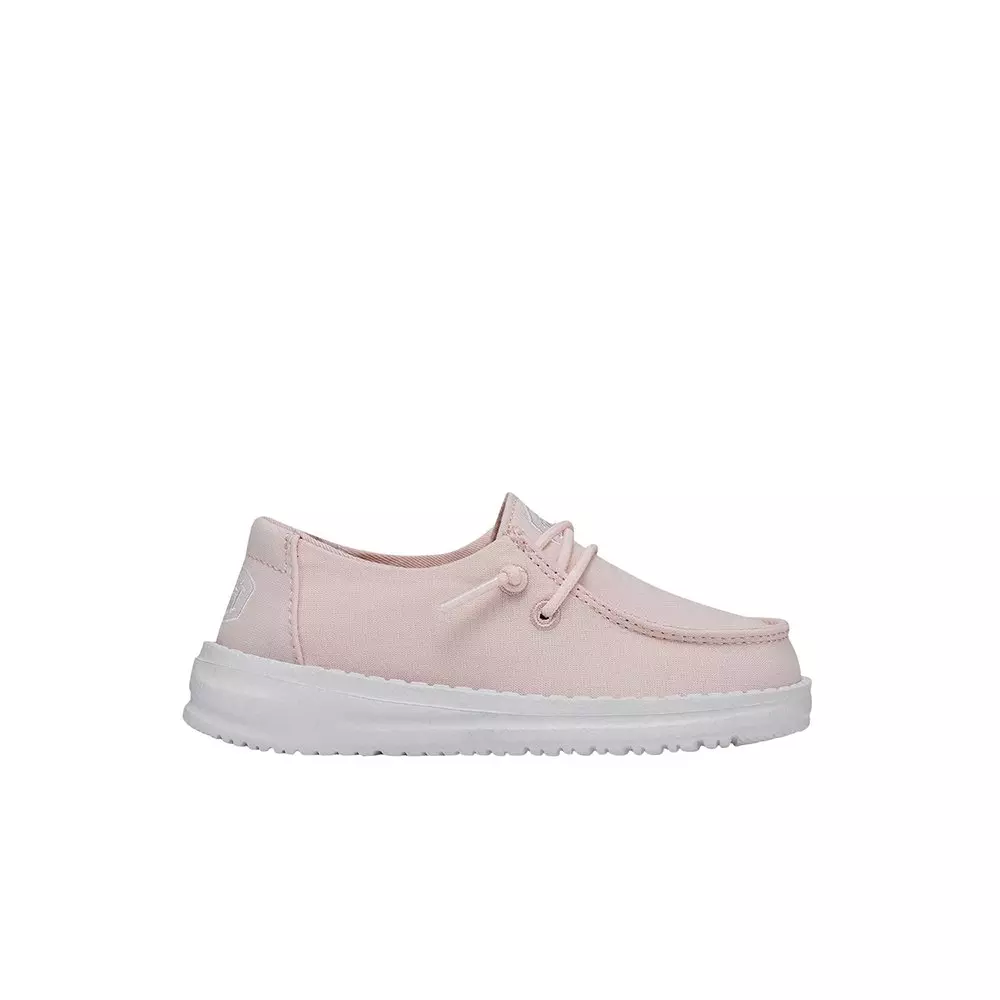 Hey Dude Wendy Slub Canvas "Pink" Toddler Girls' Shoe - PINK
