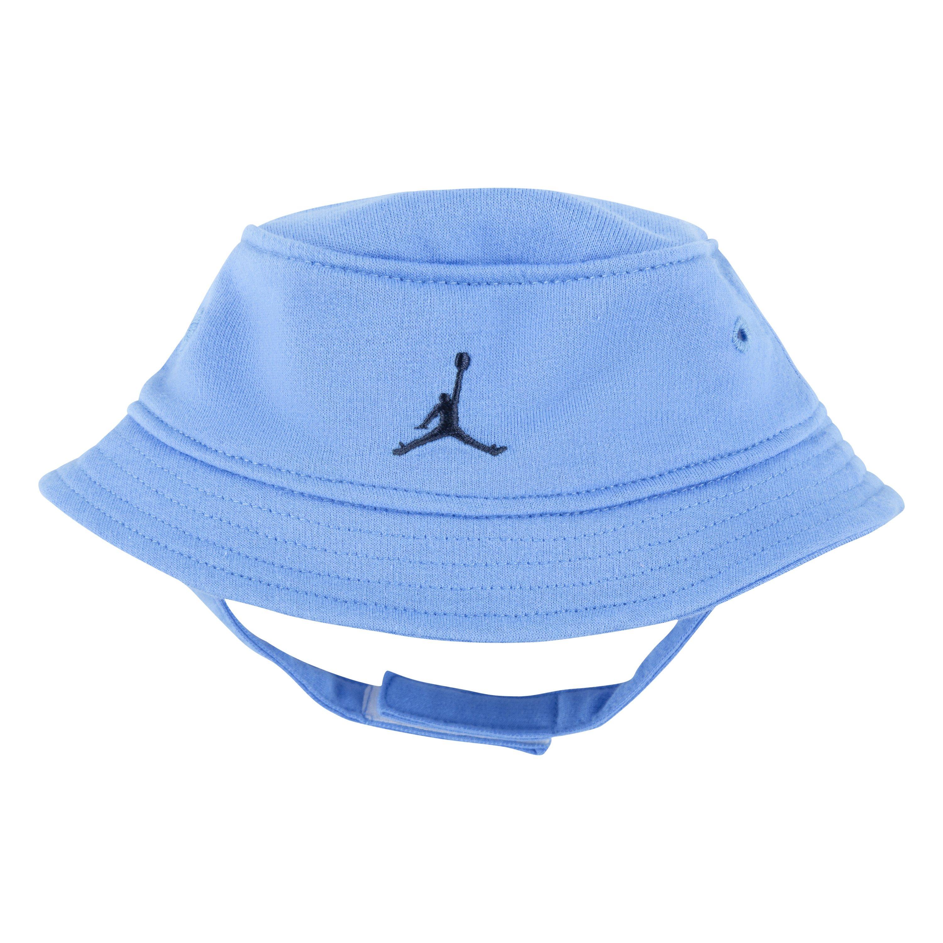 Jordan HBR Bucket Hat and Bodysuit 2-Piece Infant Girls' Light Blue Set