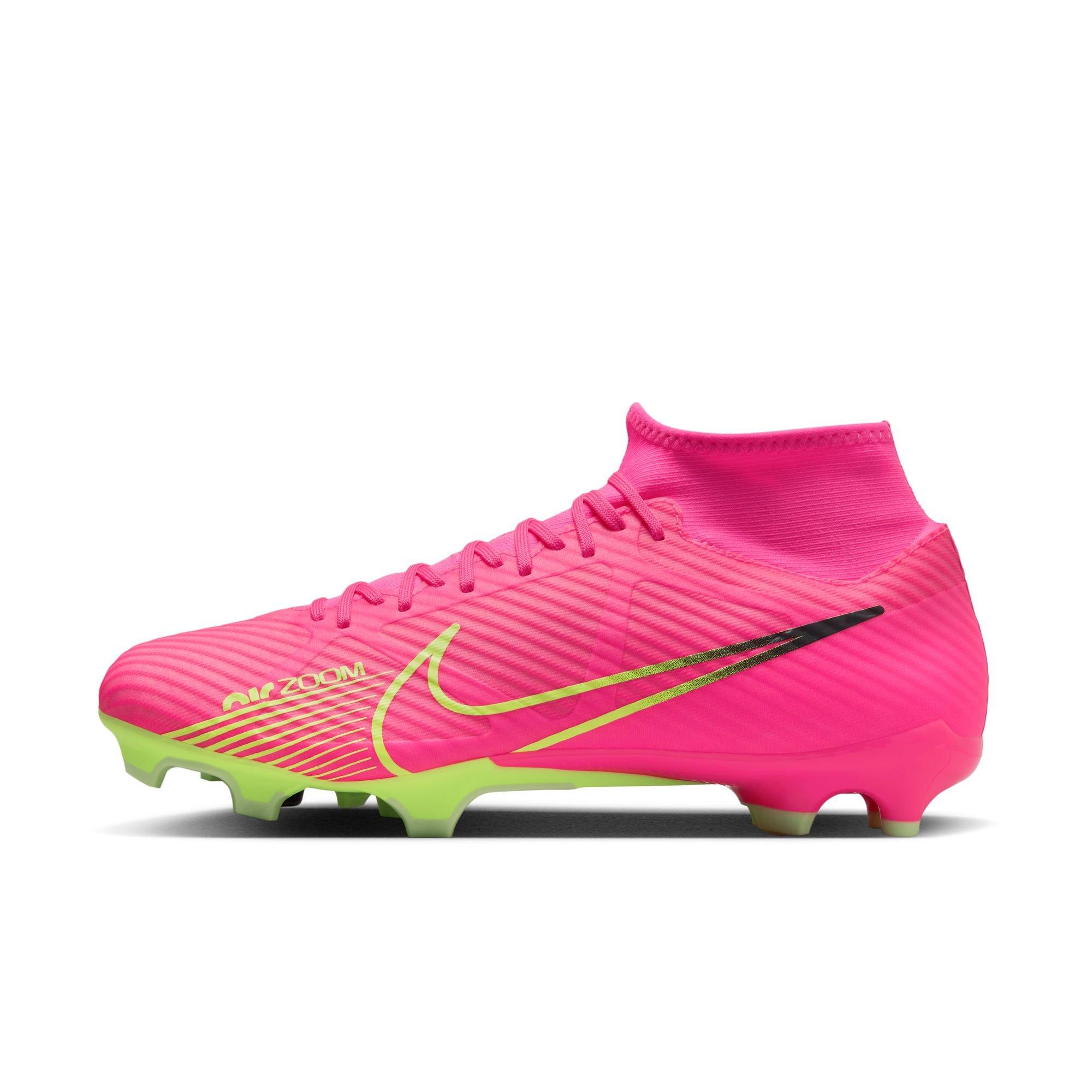 Nike Mercurial Superfly V FG Firm Ground Boots - Grey Pink Sz. 8.5 (Mens)