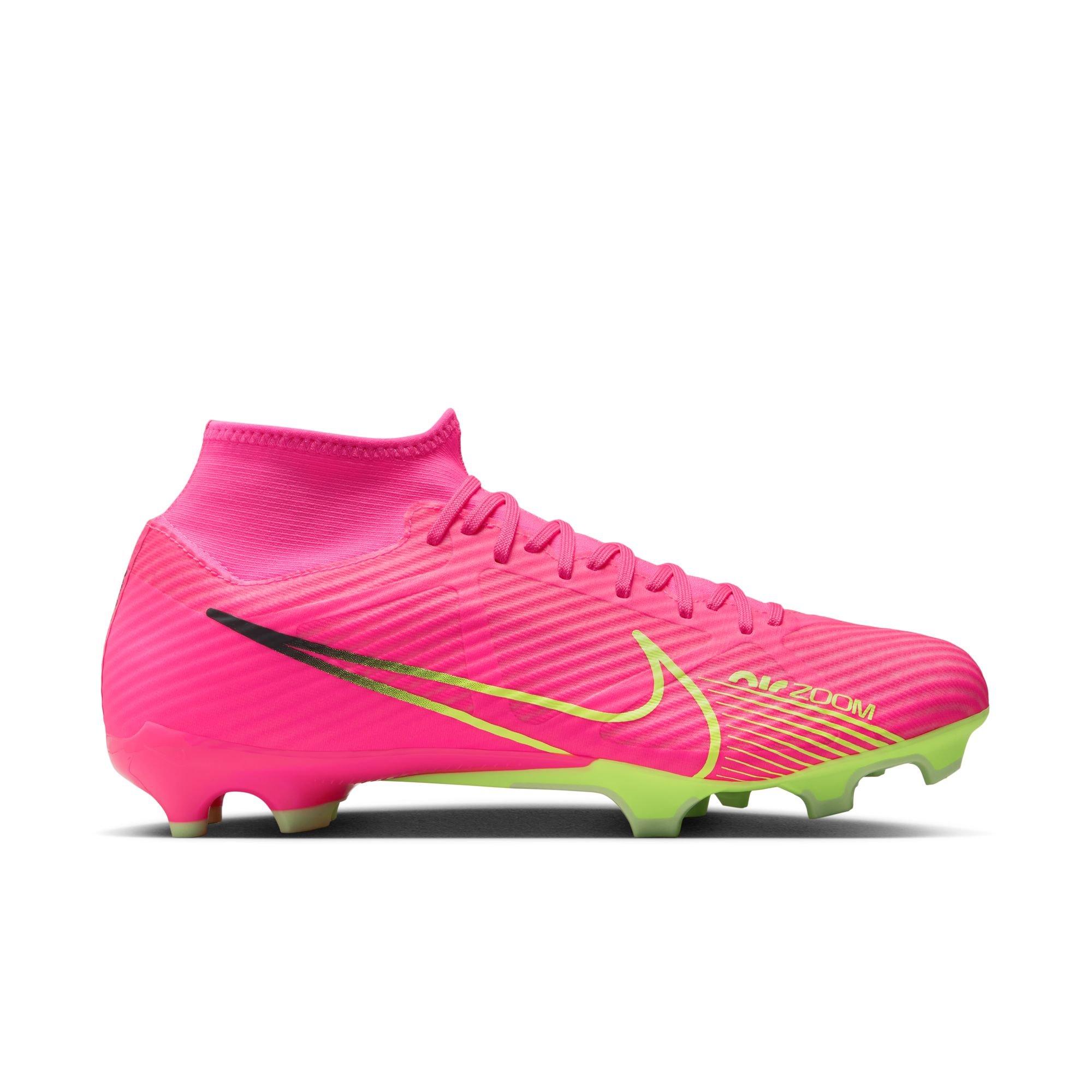Commandant breed lening Nike Zoom Mercurial Superfly 9 Academy MG "Pink Blast/Volt/Gridiron" Men's  Soccer Cleat