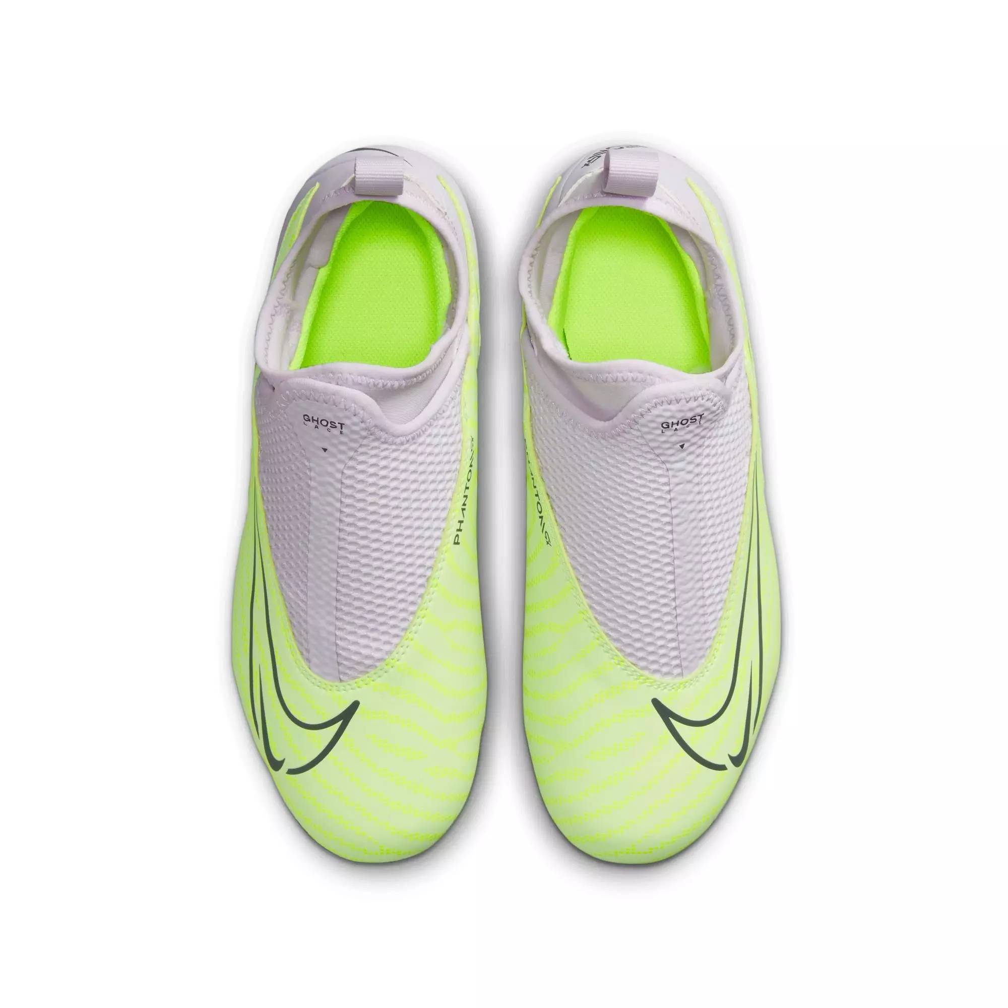 Nike Jr. Phantom GX Academy Dynamic Fit MG "Volt/Gridiron/Barely Grape" Grade School Kids' Soccer Cleat - VOLT/GRIDIRON/BARELY GRAPE