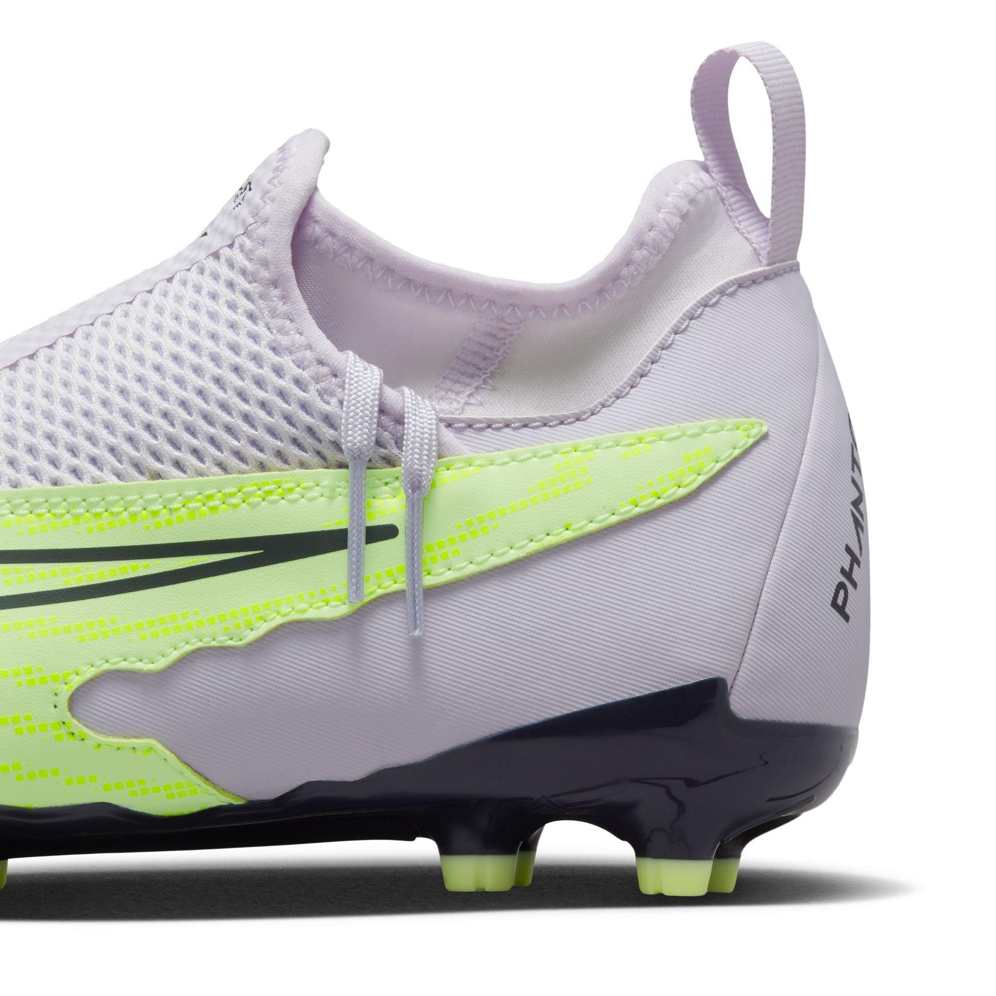 Nike Jr. Phantom GX Academy Dynamic Fit MG "Volt/Gridiron/Barely Grape" Grade School Kids' Soccer Cleat - VOLT/GRIDIRON/BARELY GRAPE Thumbnail View 8