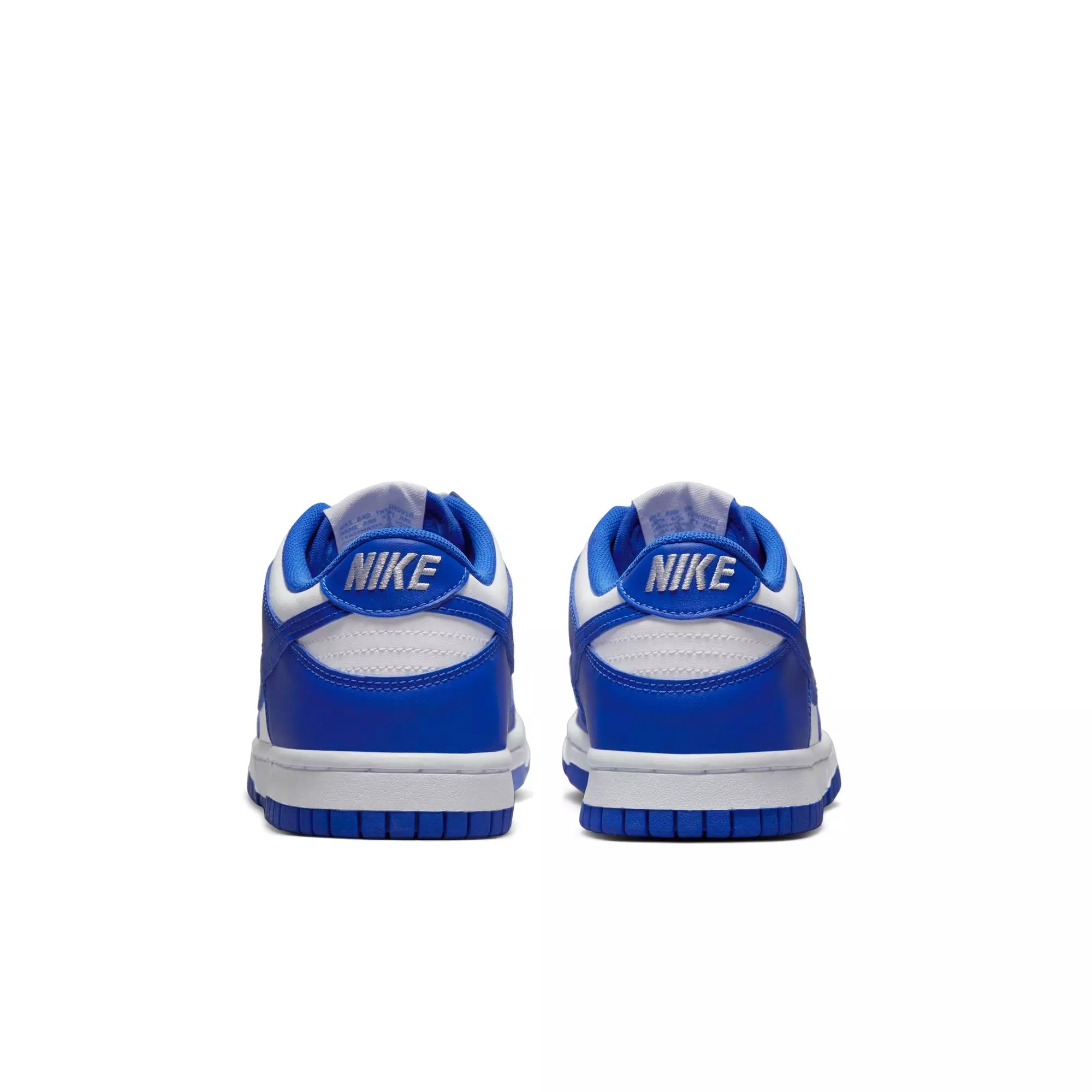 Nike Dunk Low "Racer Blue/White" Grade School Boys' Shoe - BLUE/WHITE