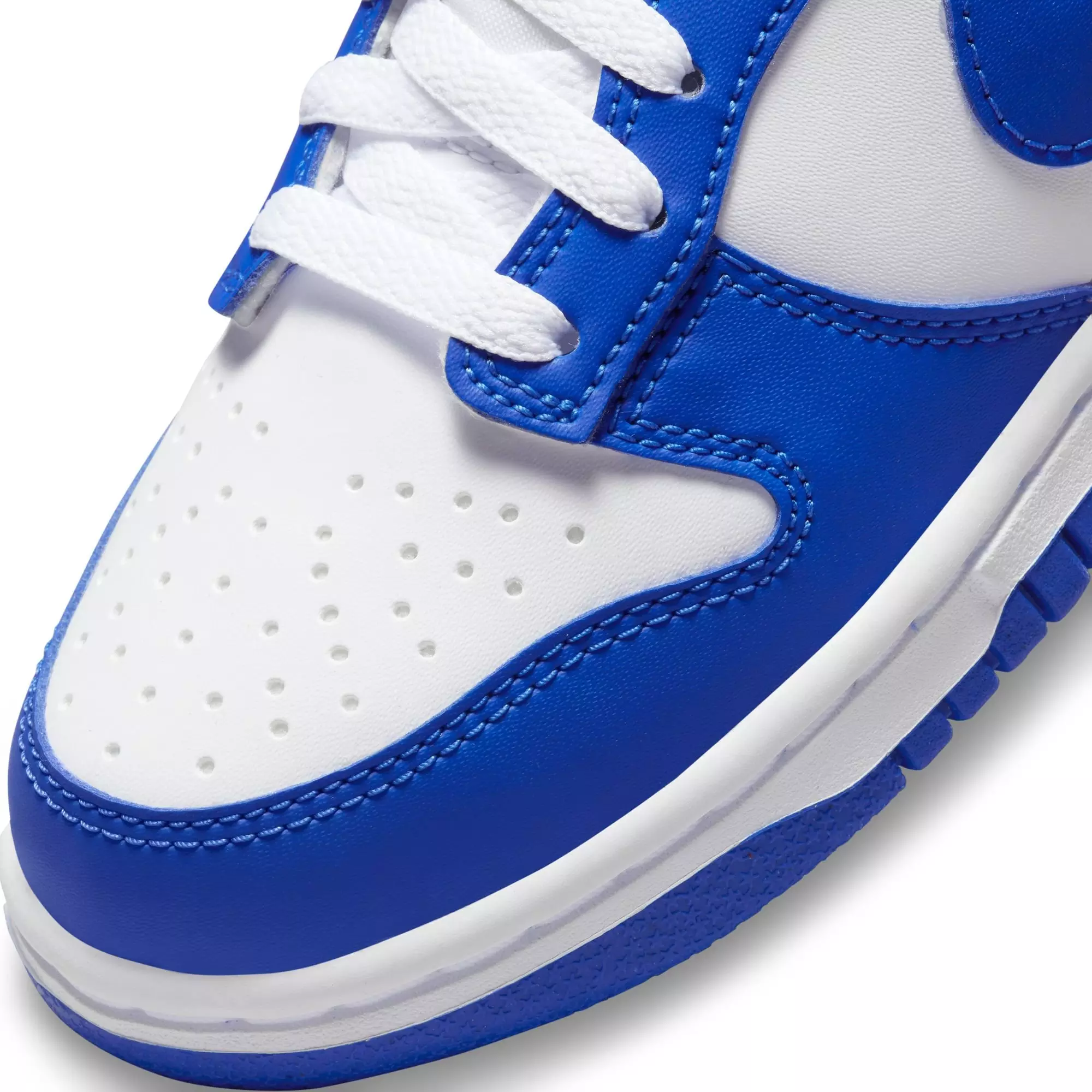 Nike Dunk Low "Racer Blue/White" Grade School Boys' Shoe - BLUE/WHITE
