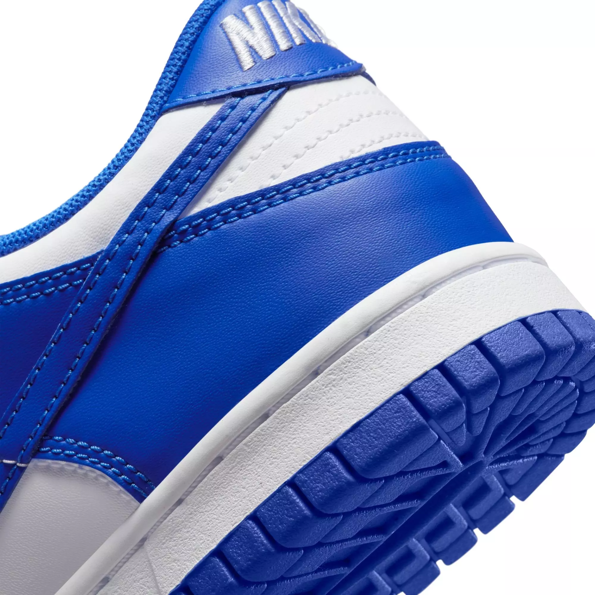 Nike Dunk Low "Racer Blue/White" Grade School Boys' Shoe - BLUE/WHITE