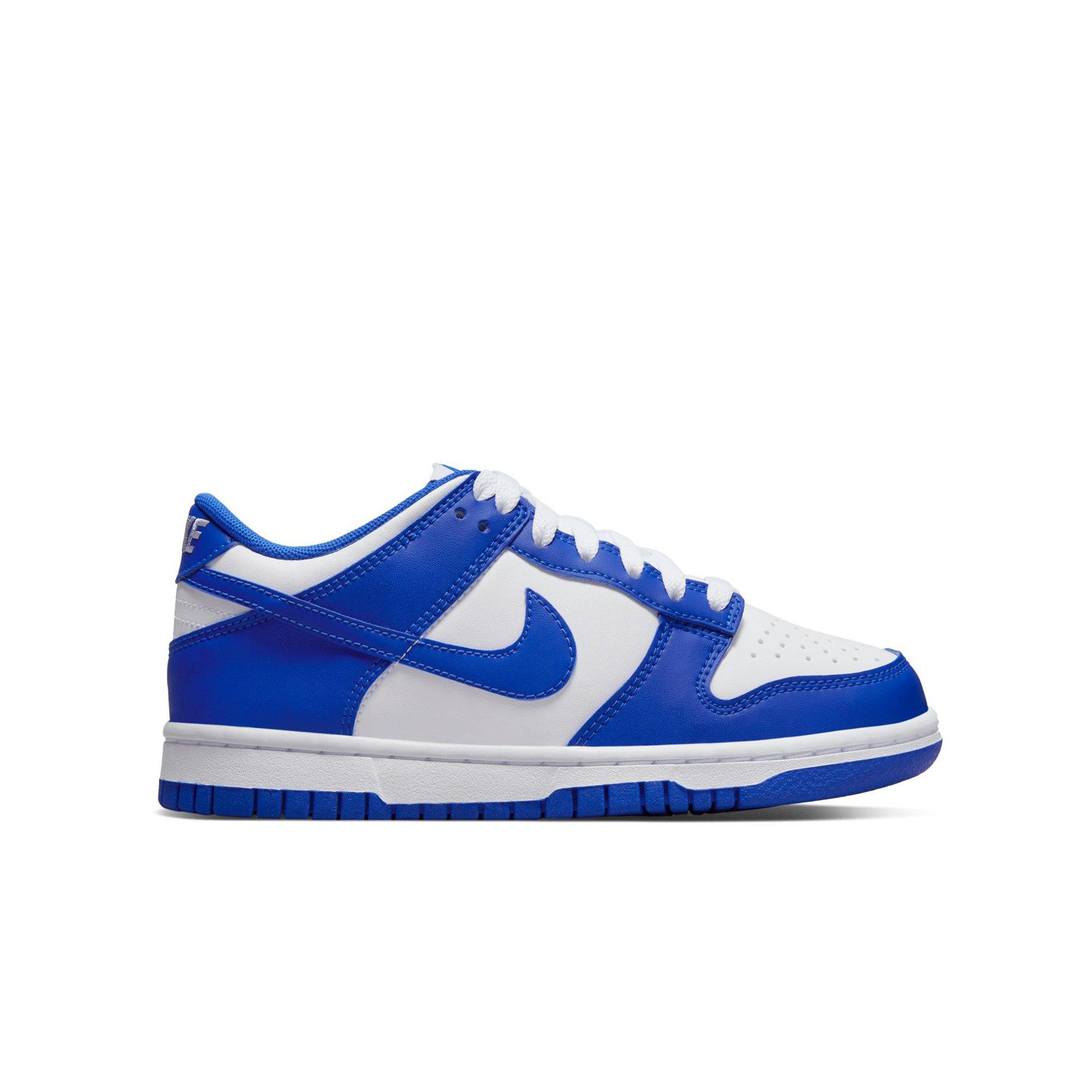 Nike Dunk Low Grade School Boys' "Racer Blue/White" Shoe