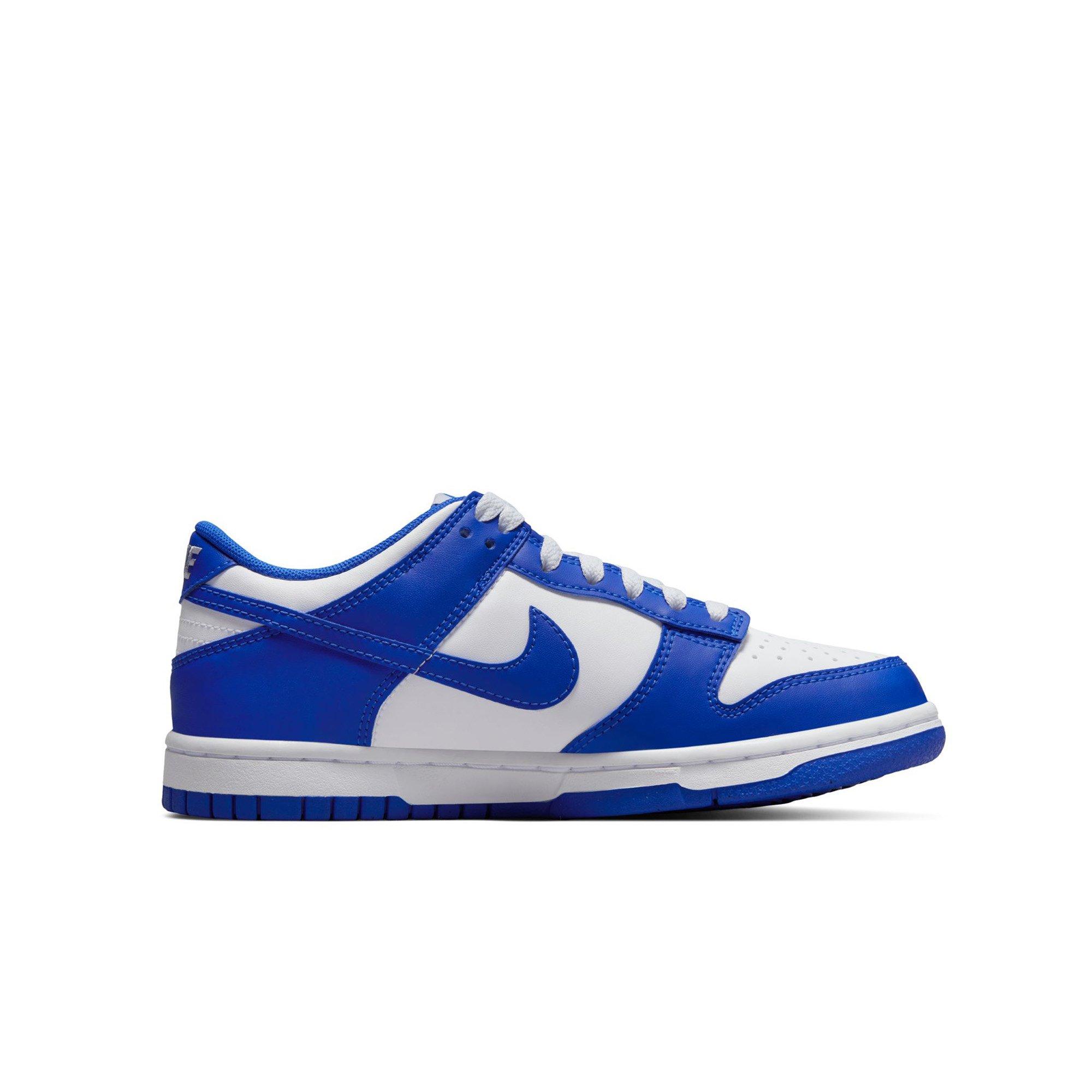 Nike Dunk Low Grade School Boys' "Racer Blue/White" Shoe