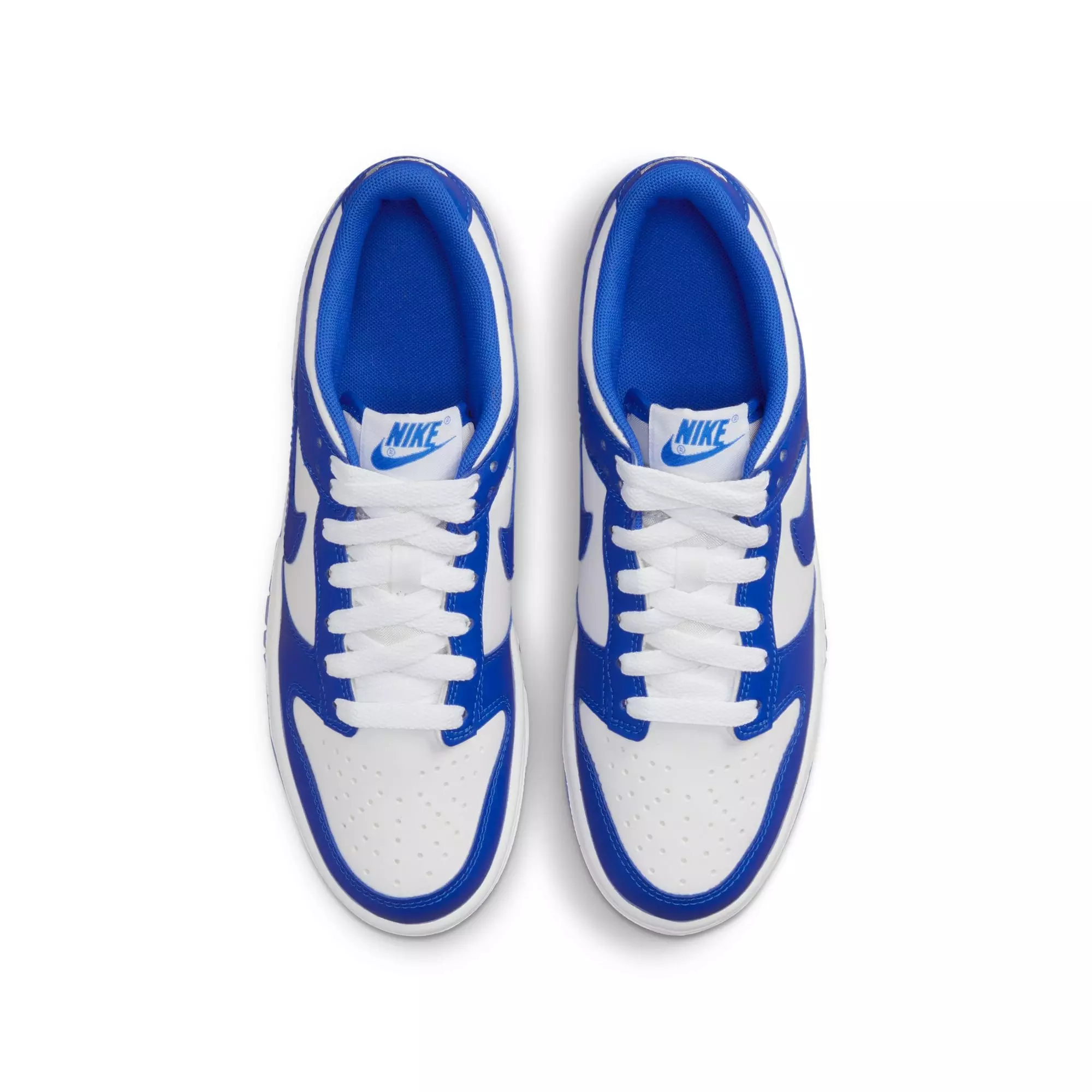 Nike Dunk Low "Racer Blue/White" Grade School Boys' Shoe - BLUE/WHITE