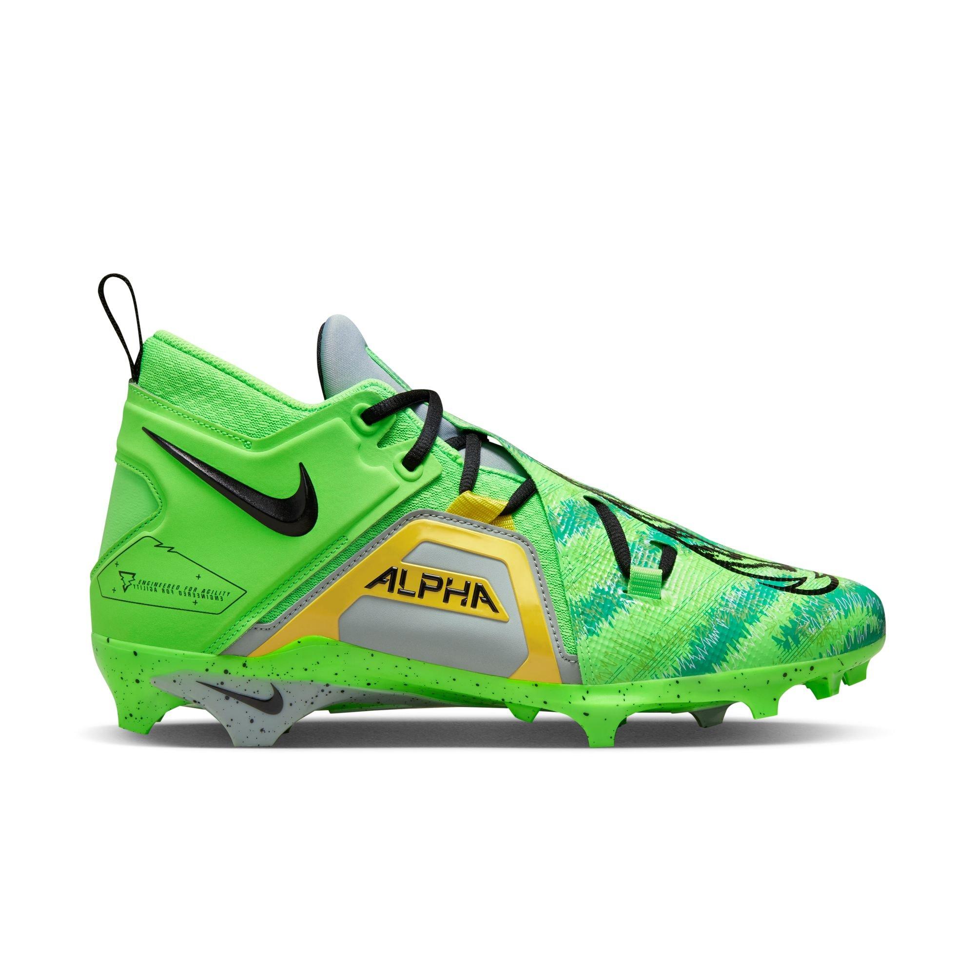 Boys football cleats green best sale