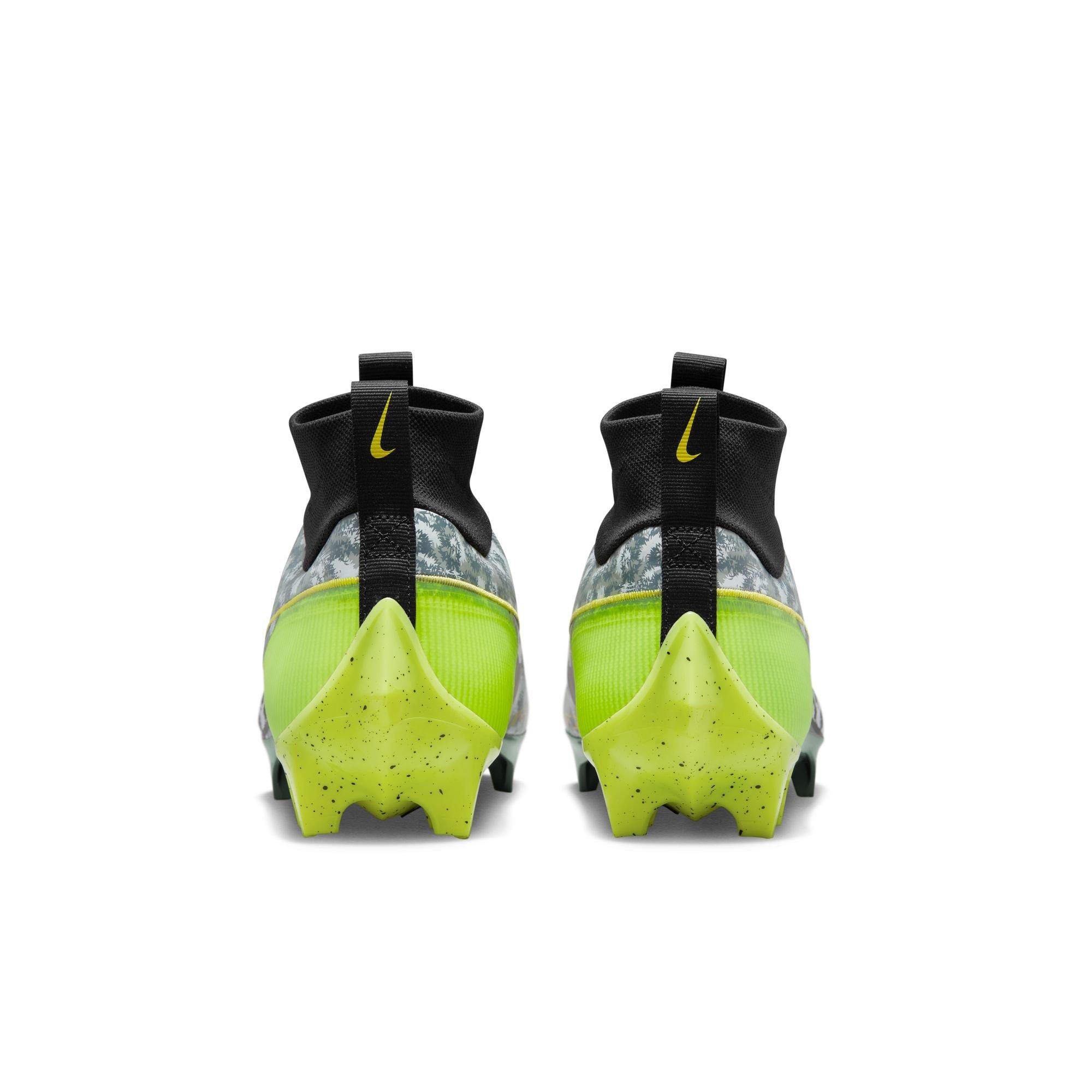 Nike Vapor Edge Pro 360 OBJ Football Cleat Black/Green Volt- Men 11.5 Nike mens Vapor Edge Pro 360 Football Cleat, Black/White  main image 2
