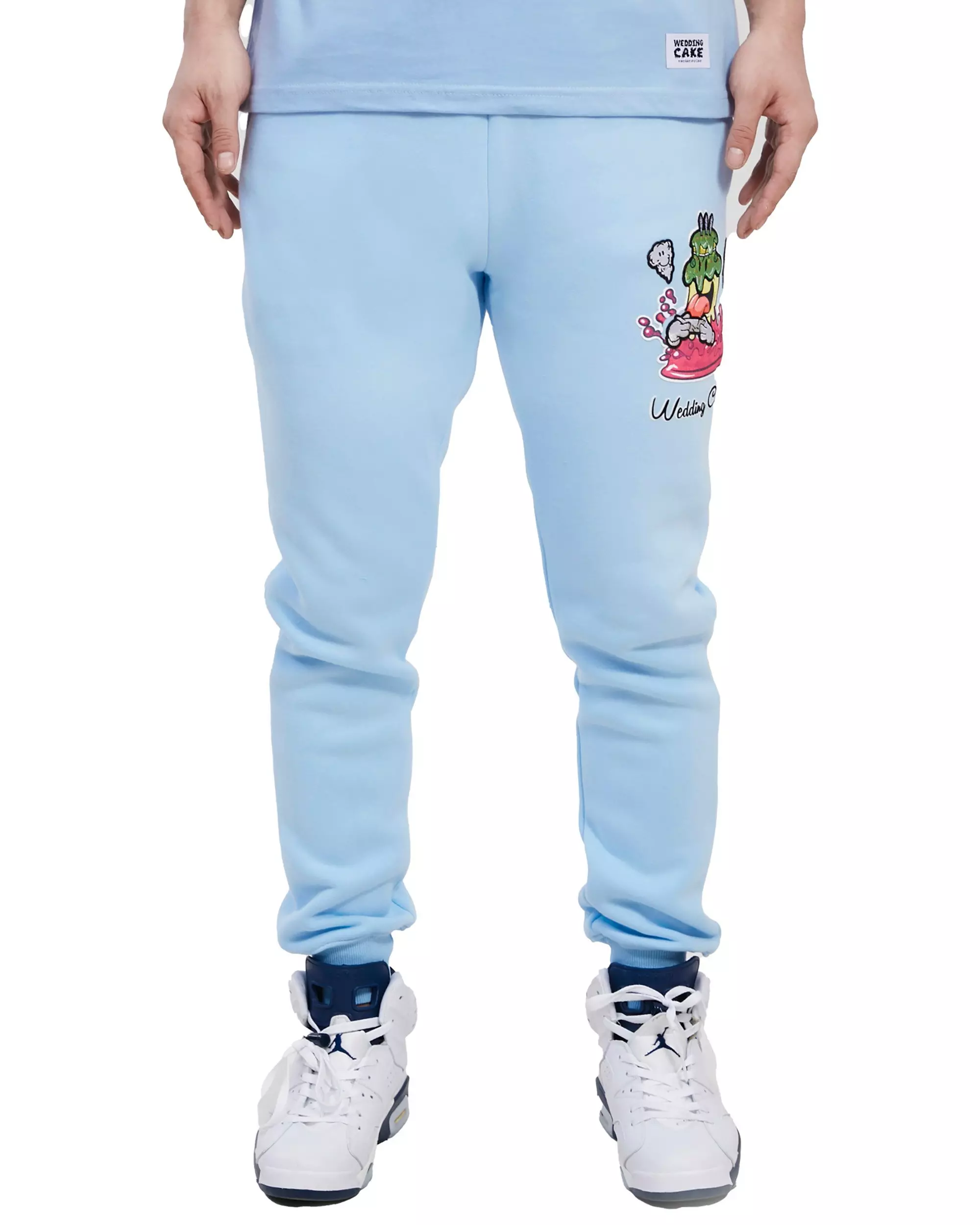 Wedding Cake Men's Roll Cake Pants - Light Blue - LT BLUE