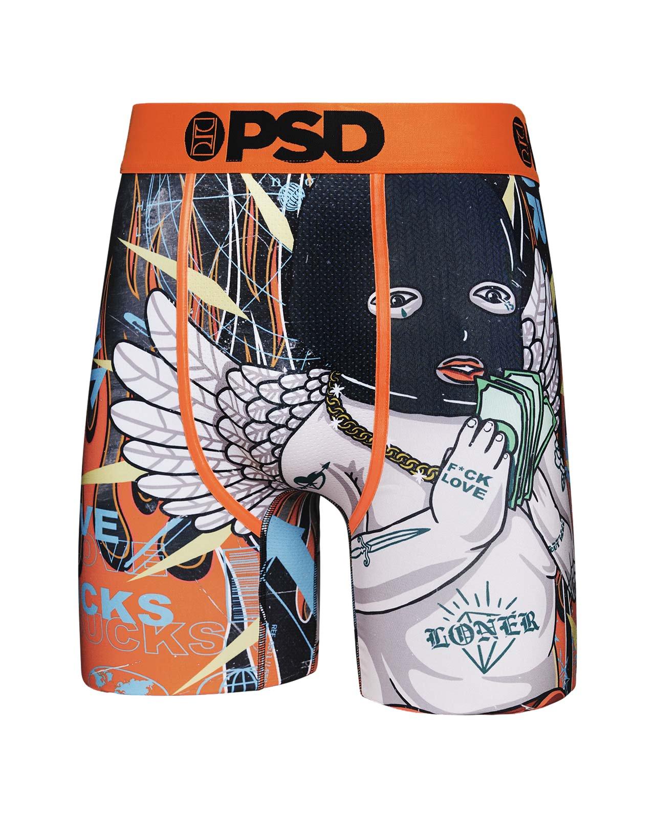 PSD Underwear Men's Love Sucks Boxer Brief Multi
