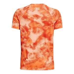 Under Armour Big Boys' Tech Big Logo Tee-Orange