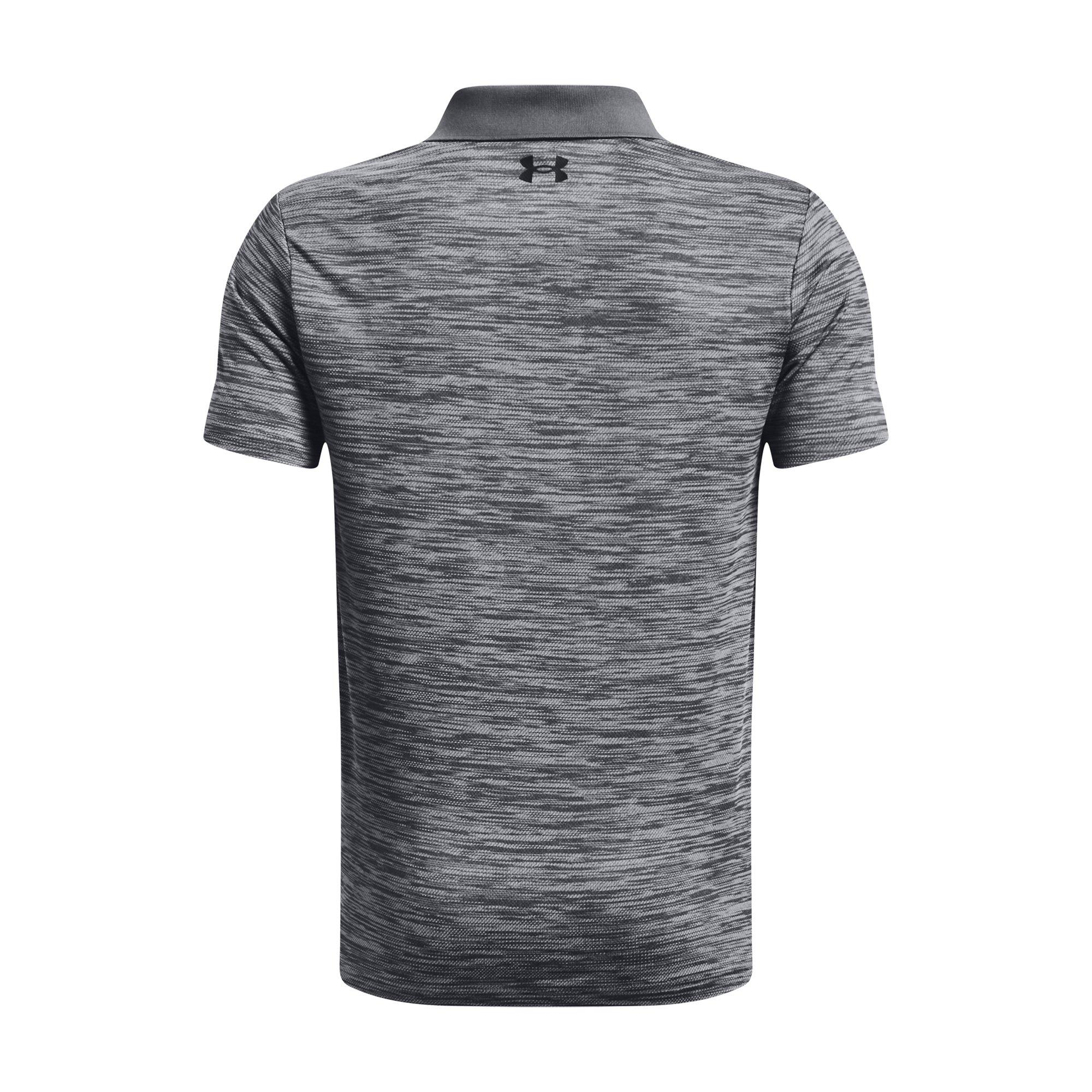 Under Armour Big Boys' Heather/Grey Performance Polo