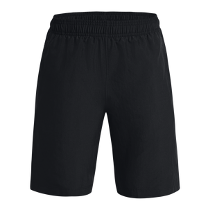 Under Armour Big Boys' Woven Graphic Shorts-Black/Orange