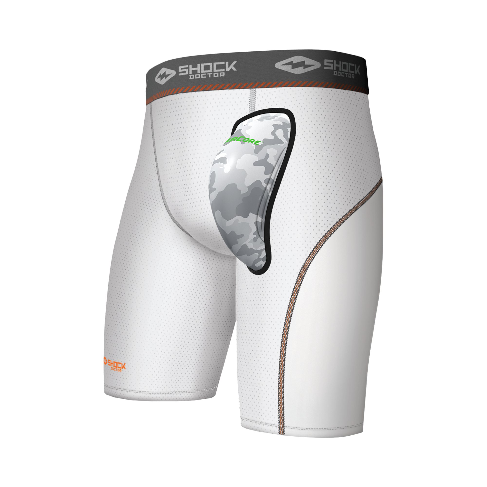 Shock Doctor Boy's Compression Short with Cup Pocket, Small, White :  : Clothing, Shoes & Accessories