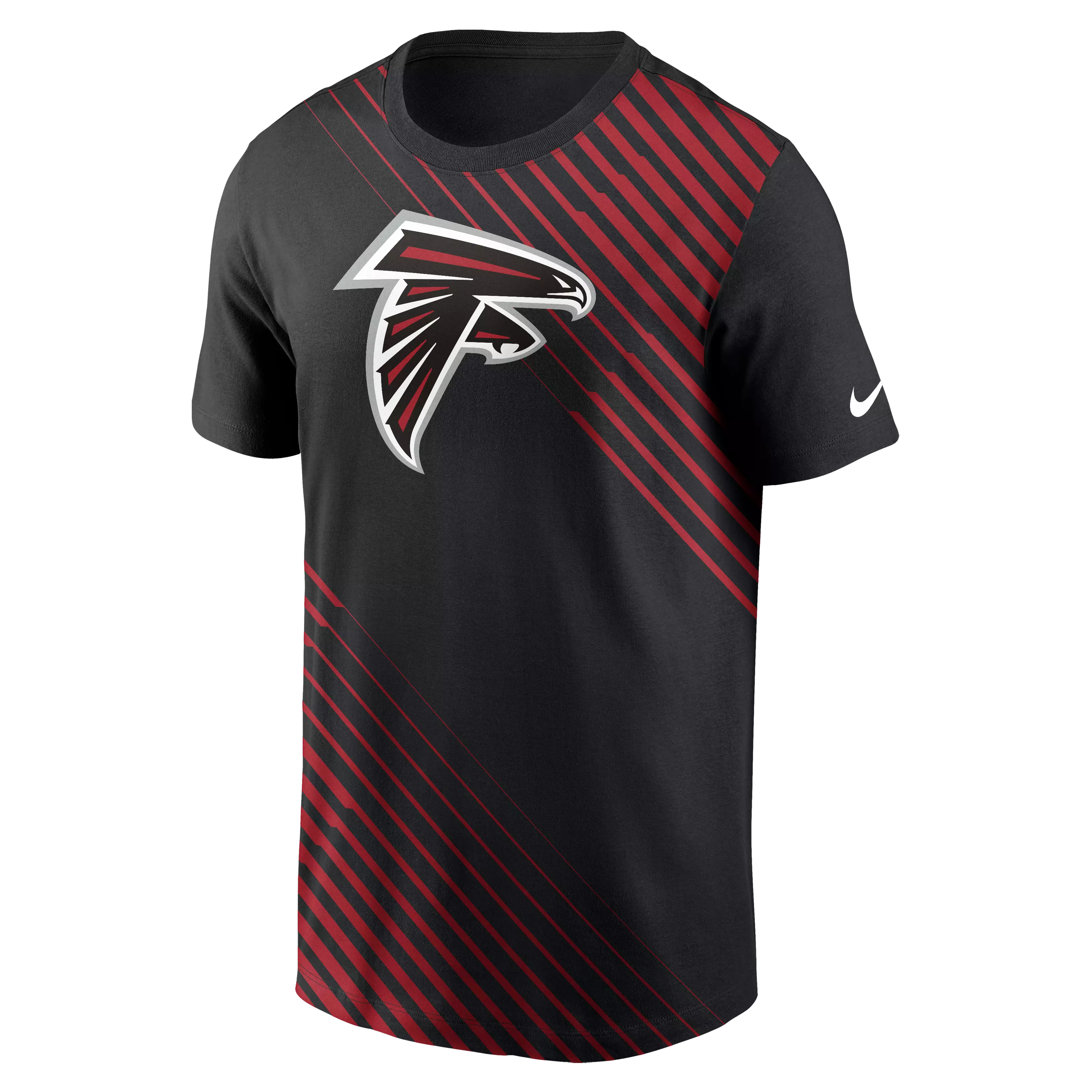 Nike Men's Atlanta Falcons NFL Yardline Short Sleeve Tee - BLACK
