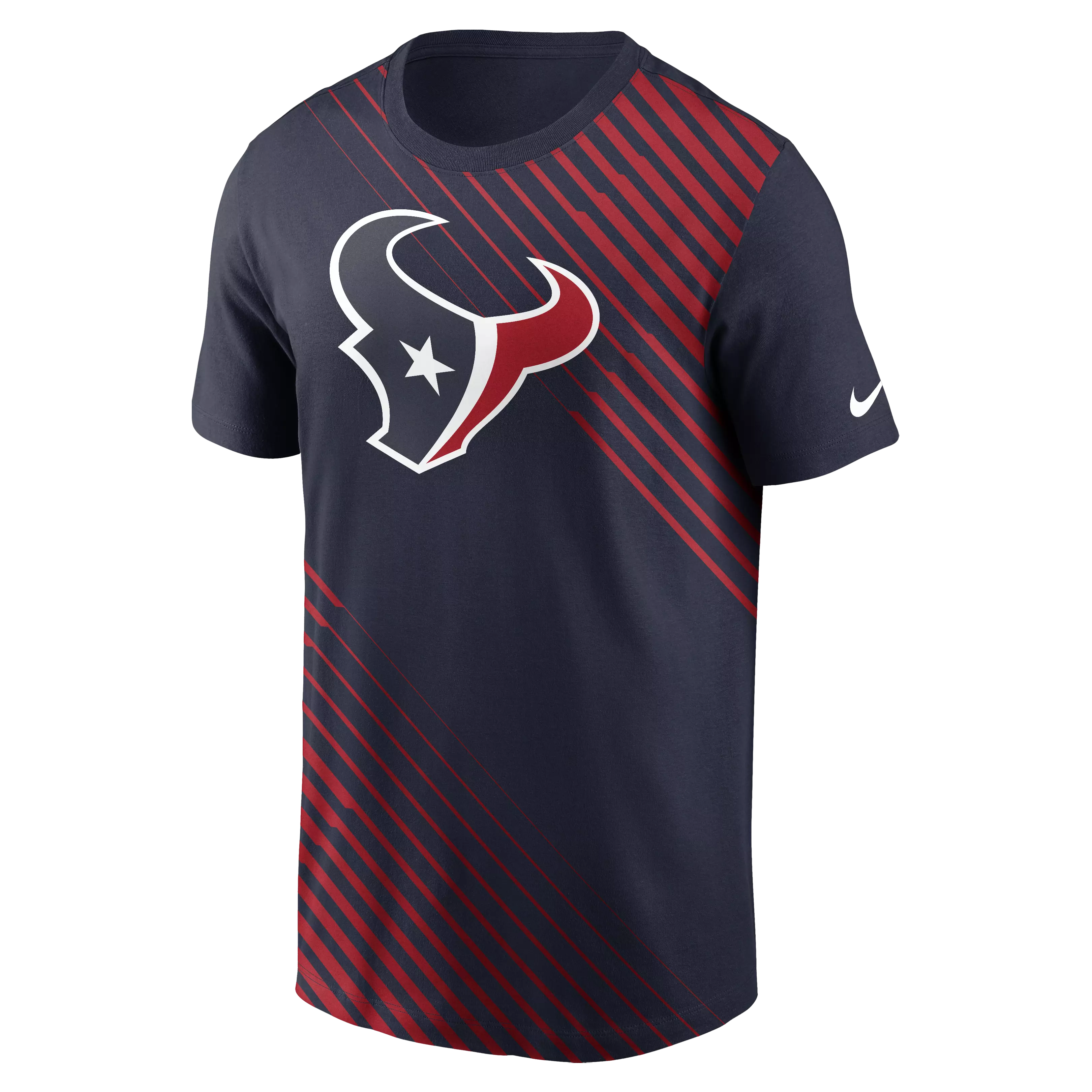 Nike Men's Houston Texans NFL Yardline Short Sleeve Tee - NAVY